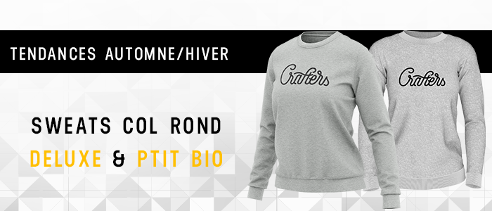 sweats col rond Deluxe et Ptit Bio