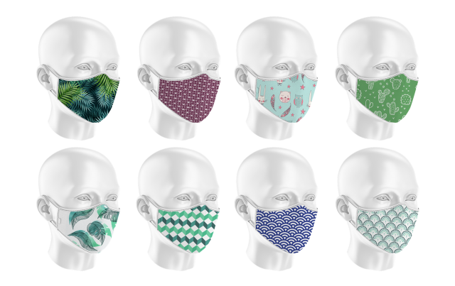 masques à motifs