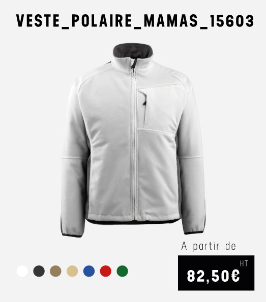 veste polaire personnalisable peintre