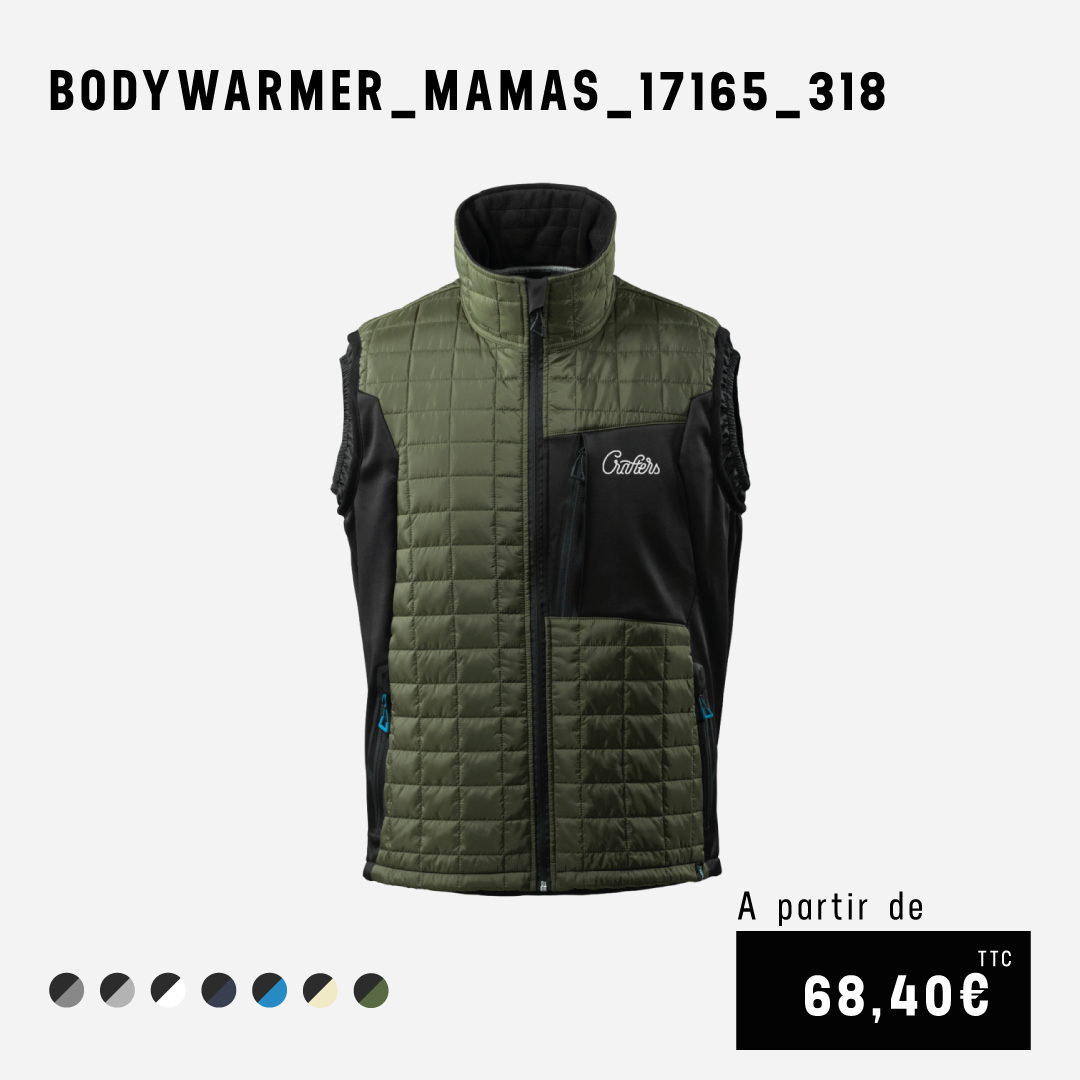 bodywarmer personnalisable paysagiste