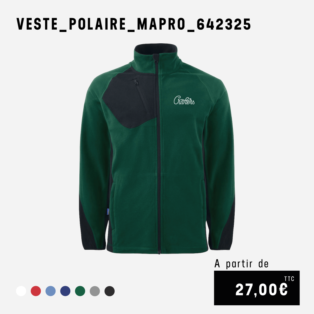 polaire personnalisable paysagiste