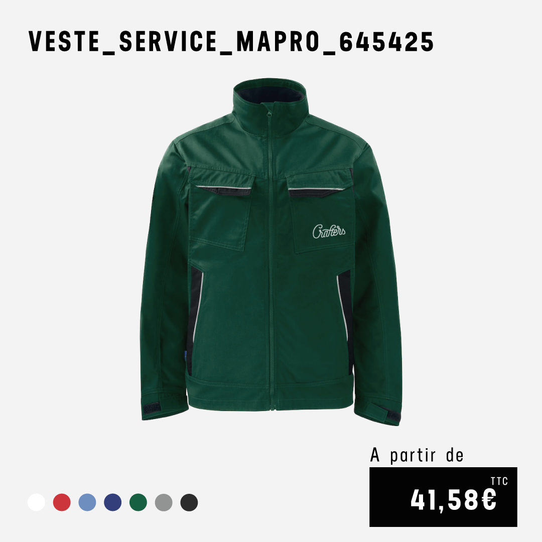 veste service personnalisable paysagiste