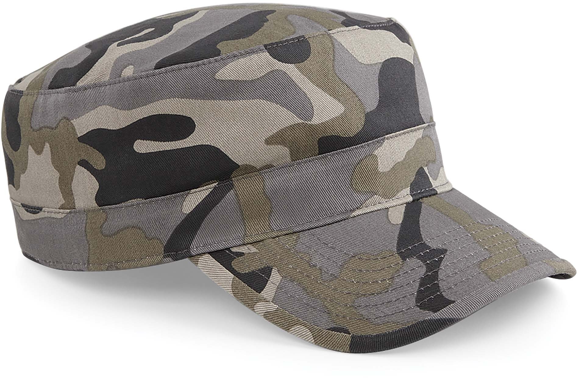 Casquette cubaine Camo Camouflage Field Camo, à personnaliser avec le logo de votre club. Casquette cubaine Camo Camouflage Field Camo