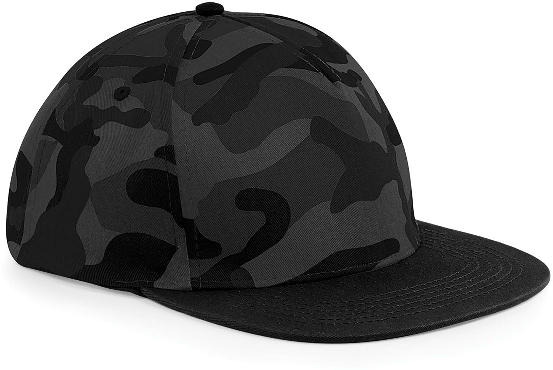 Casquette Snapback Camo Midnight Camo / Black, à personnaliser avec le logo de votre club. Casquette Snapback Camo Midnight Camo / Black