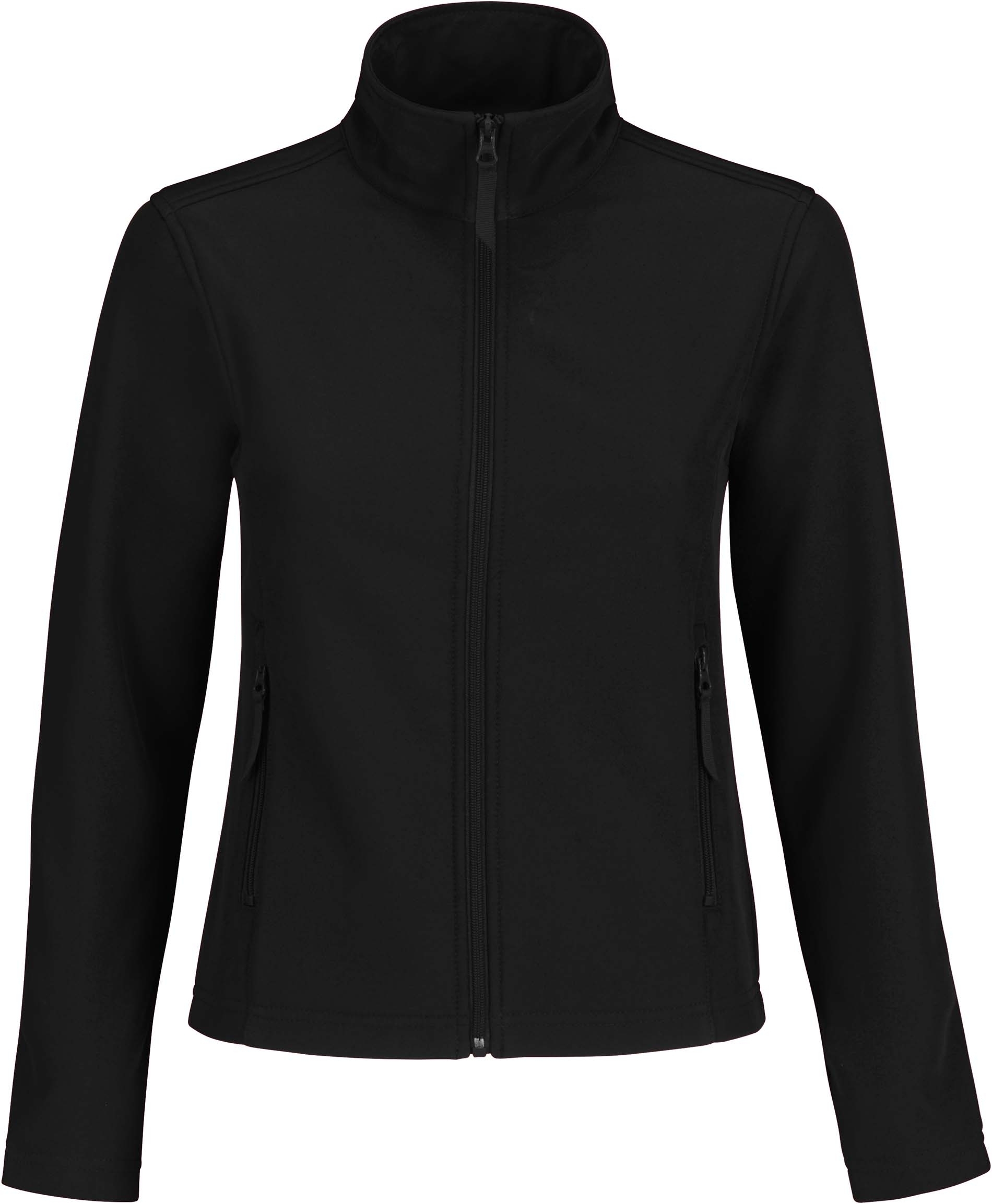 ID.701 Women Veste Softshell Femme Noir Black / Black, à personnaliser avec le logo de votre club. ID.701 Women Veste Softshell Femme Noir Black / Black