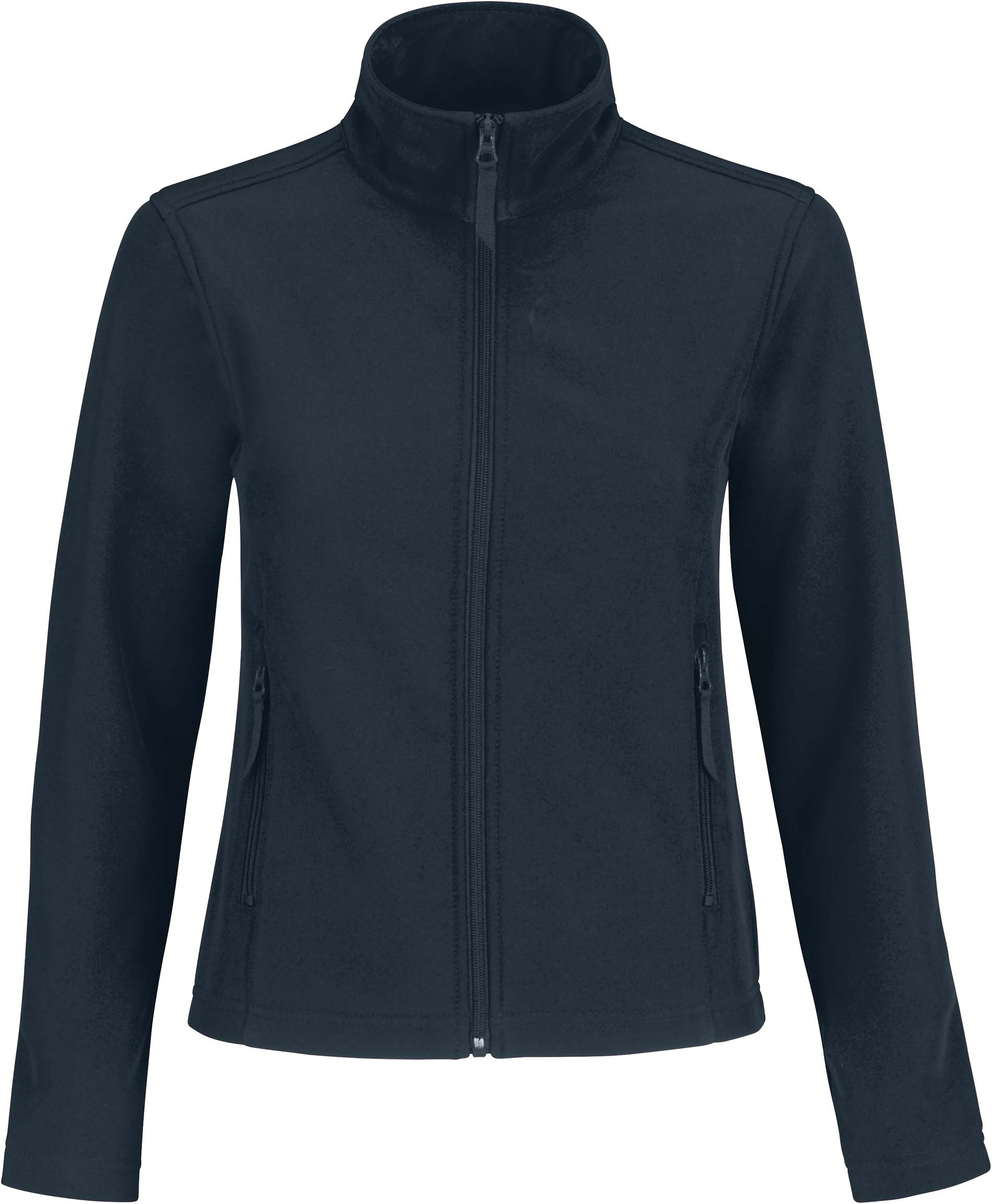 ID.701 Women Veste Softshell Femme Bleu Navy / Neon Green, à personnaliser avec le logo de votre club. ID.701 Women Veste Softshell Femme Bleu Navy / Neon Green