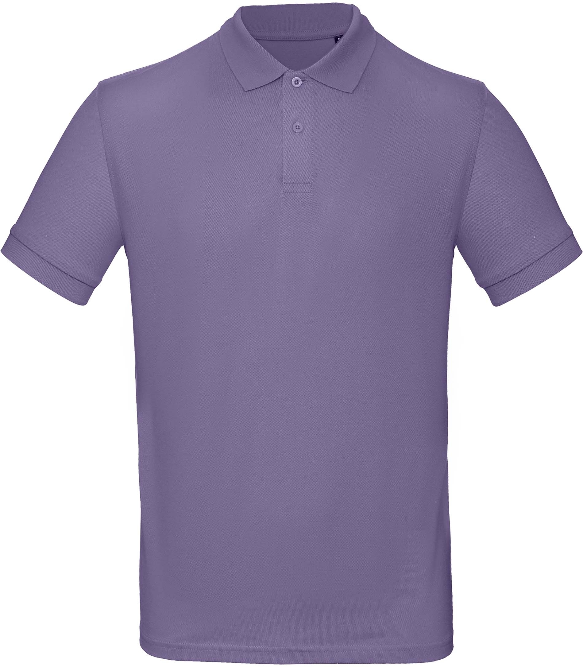 Polo bio homme Millennial Lilac, à personnaliser avec le logo de votre club. Polo bio homme Millennial Lilac