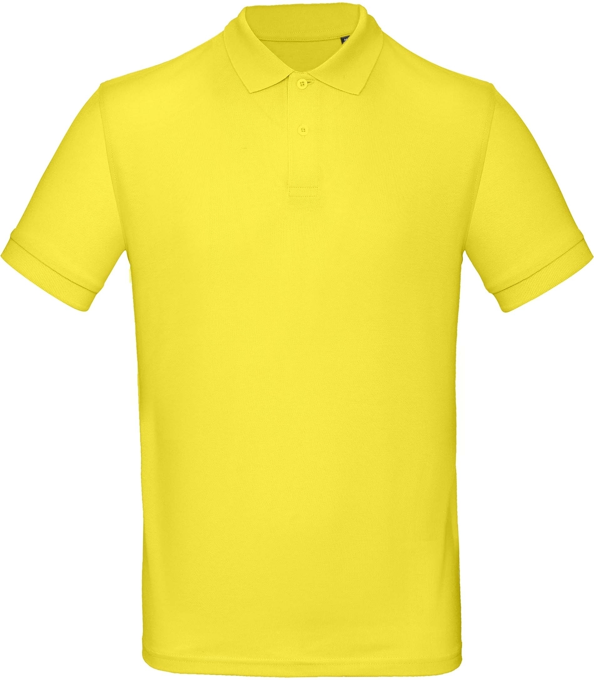Polo bio homme Solar Yellow, à personnaliser avec le logo de votre club. Polo bio homme Solar Yellow