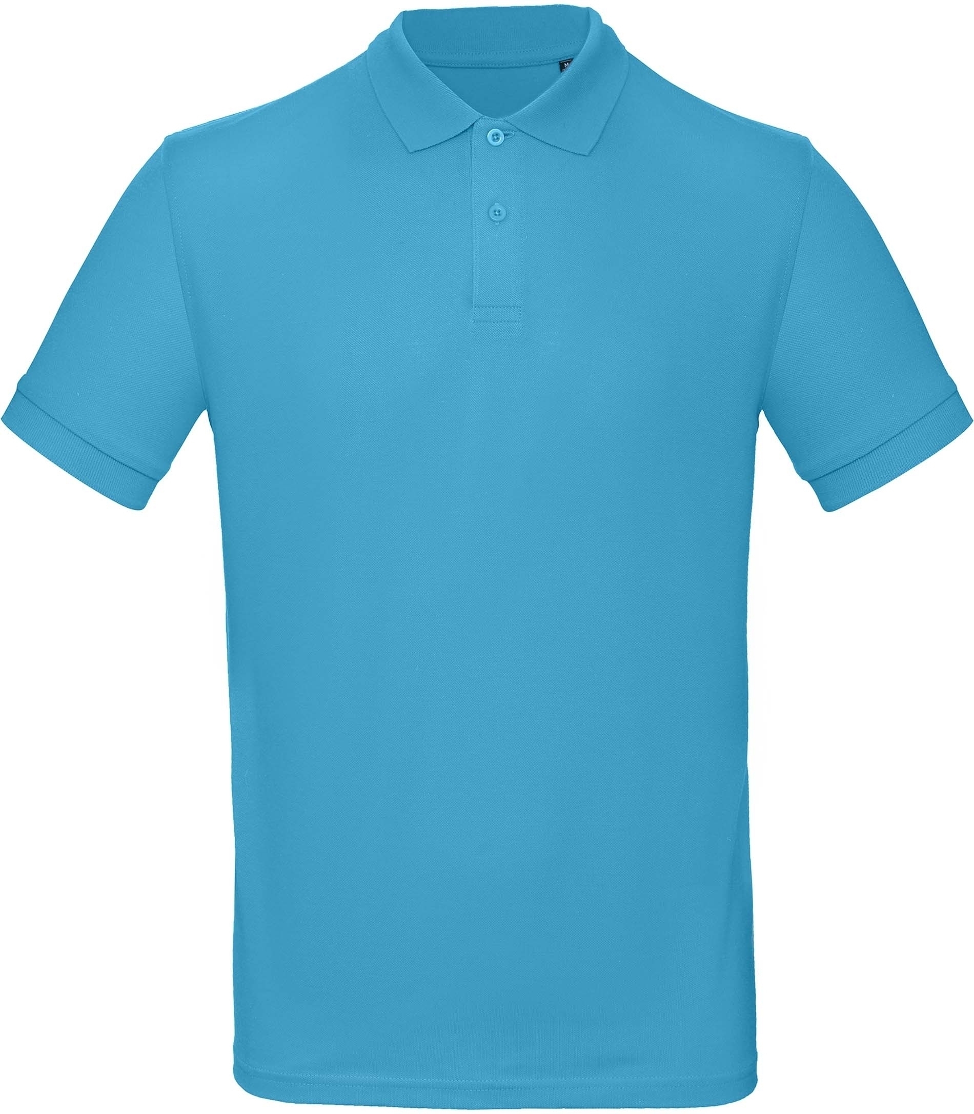 Polo bio homme Very Turquoise, à personnaliser avec le logo de votre club. Polo bio homme Very Turquoise
