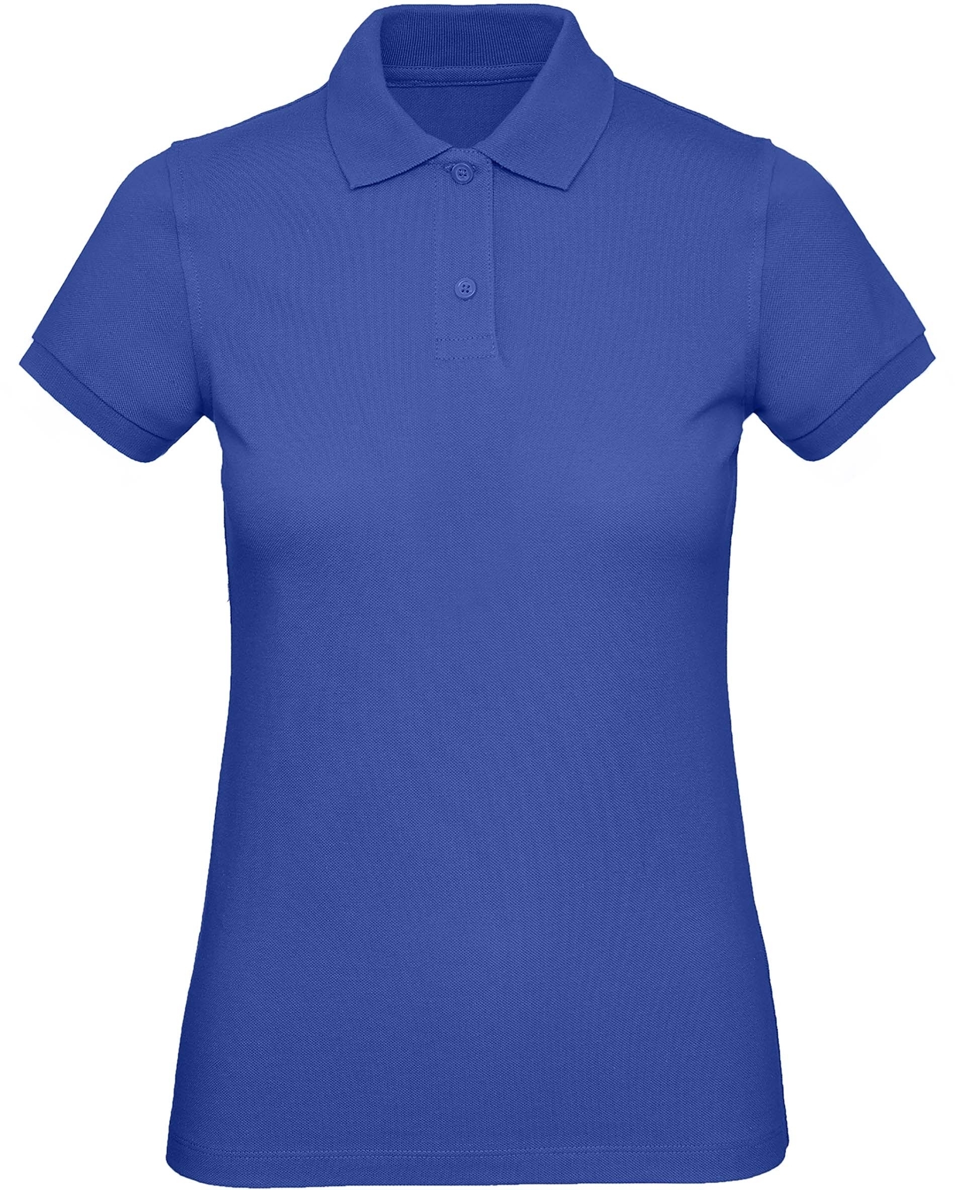 Polo bio femme Cobalt Blue, à personnaliser avec le logo de votre club. Polo bio femme Cobalt Blue