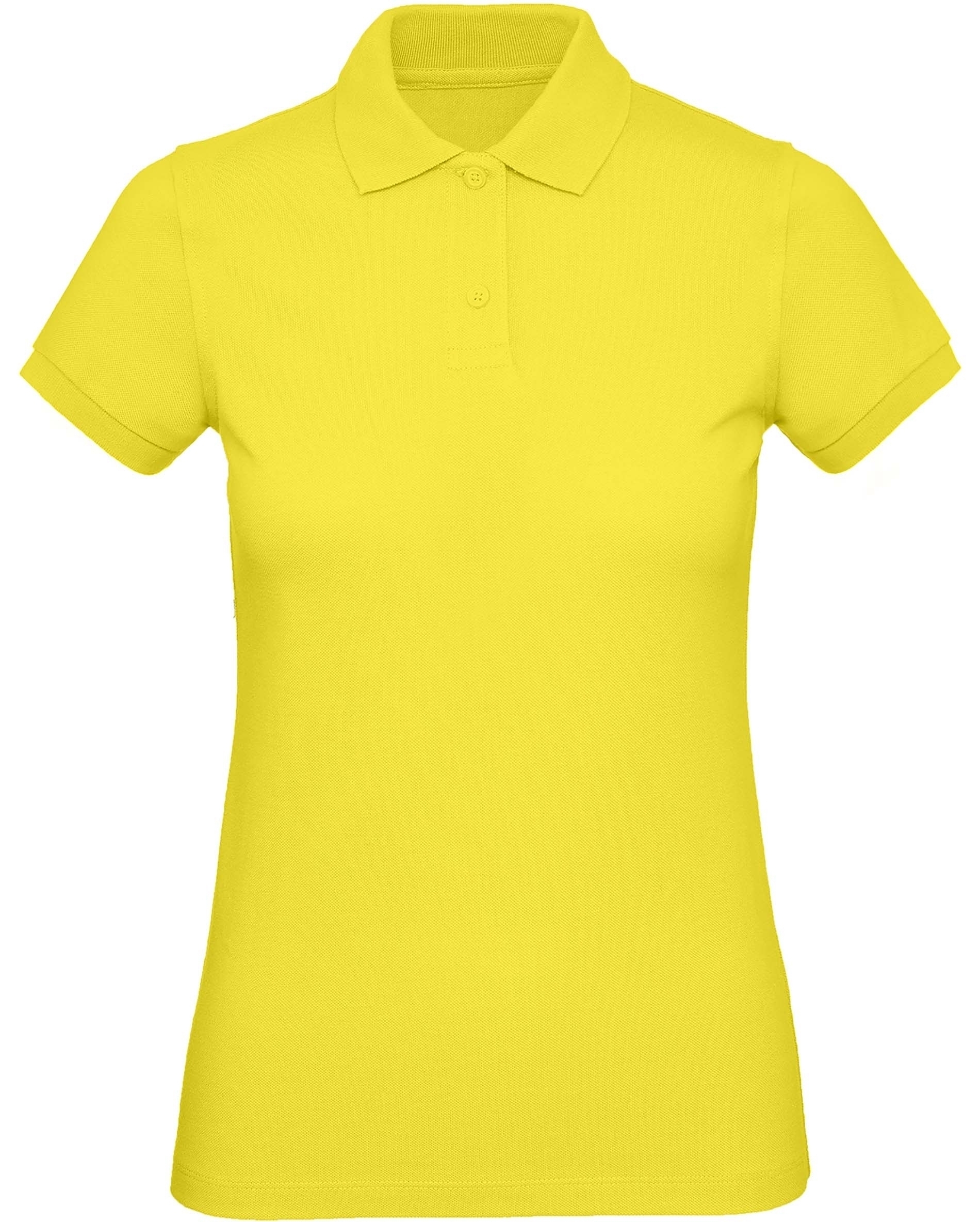 Polo bio femme Solar Yellow, à personnaliser avec le logo de votre club. Polo bio femme Solar Yellow