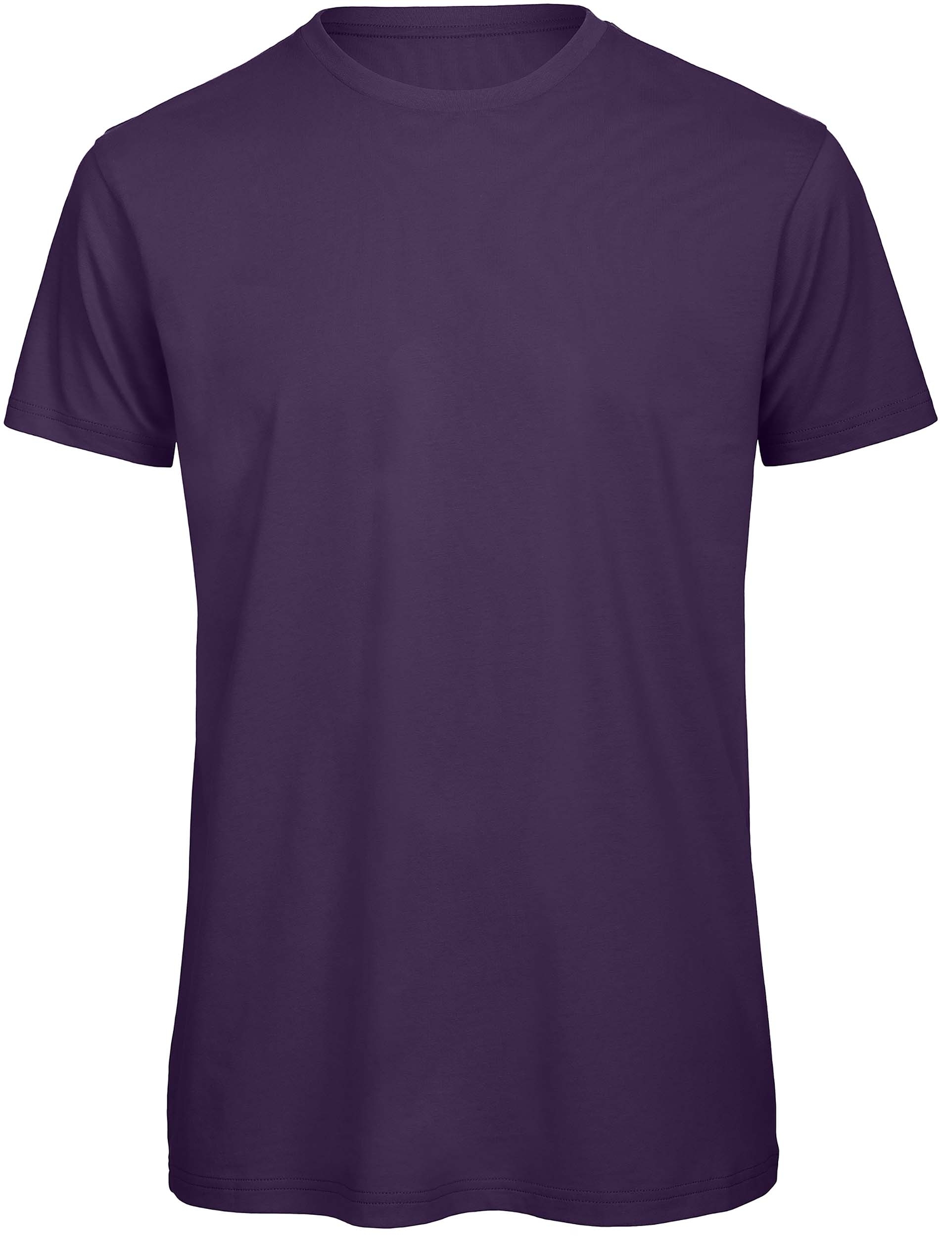 T-shirt bio Homme Violet Urban Purple, à personnaliser avec le logo de votre club. T-shirt bio Homme Violet Urban Purple