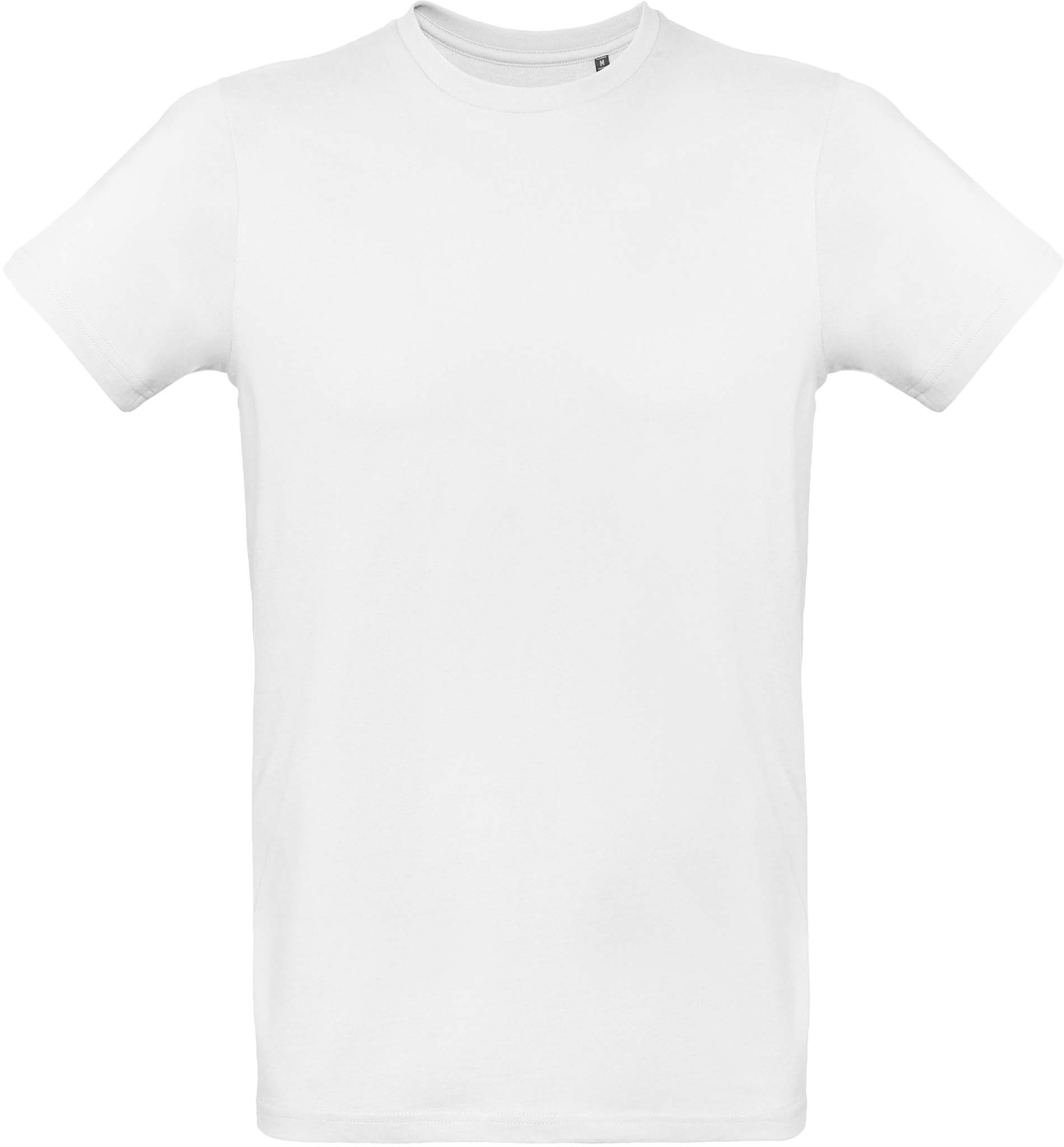 T-shirt bio homme Inspire Plus White, à personnaliser avec le logo de votre club. T-shirt bio homme Inspire Plus White
