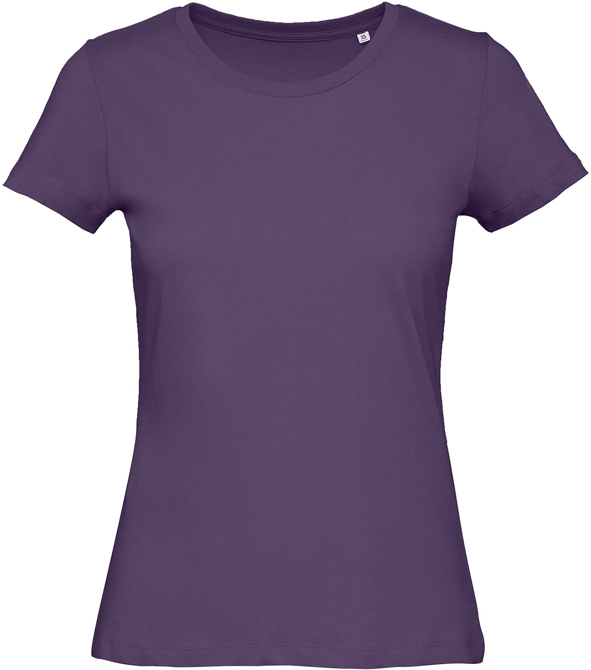 T-shirt bio Femme Violet Urban Purple, à personnaliser avec le logo de votre club. T-shirt bio Femme Violet Urban Purple