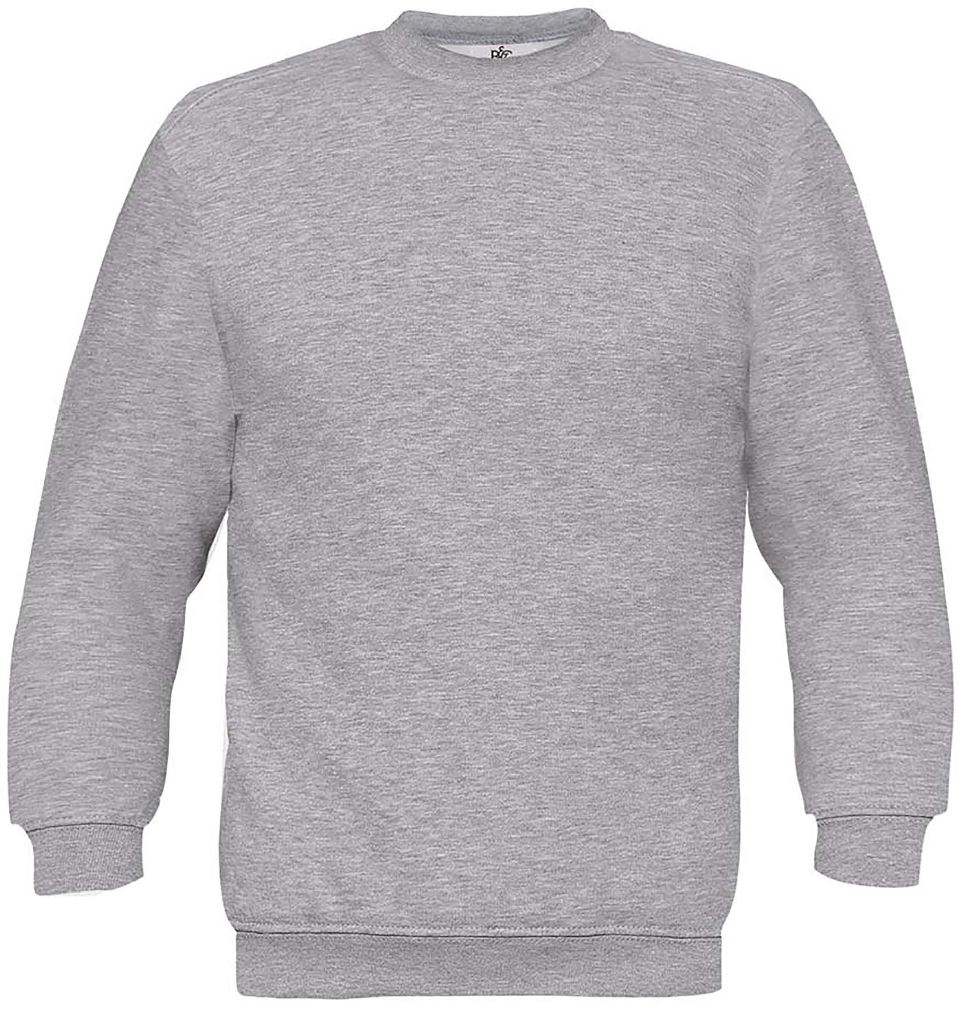 Sweat-shirt enfant col rond Heather Grey, à personnaliser avec le logo de votre club. Sweat-shirt enfant col rond Heather Grey