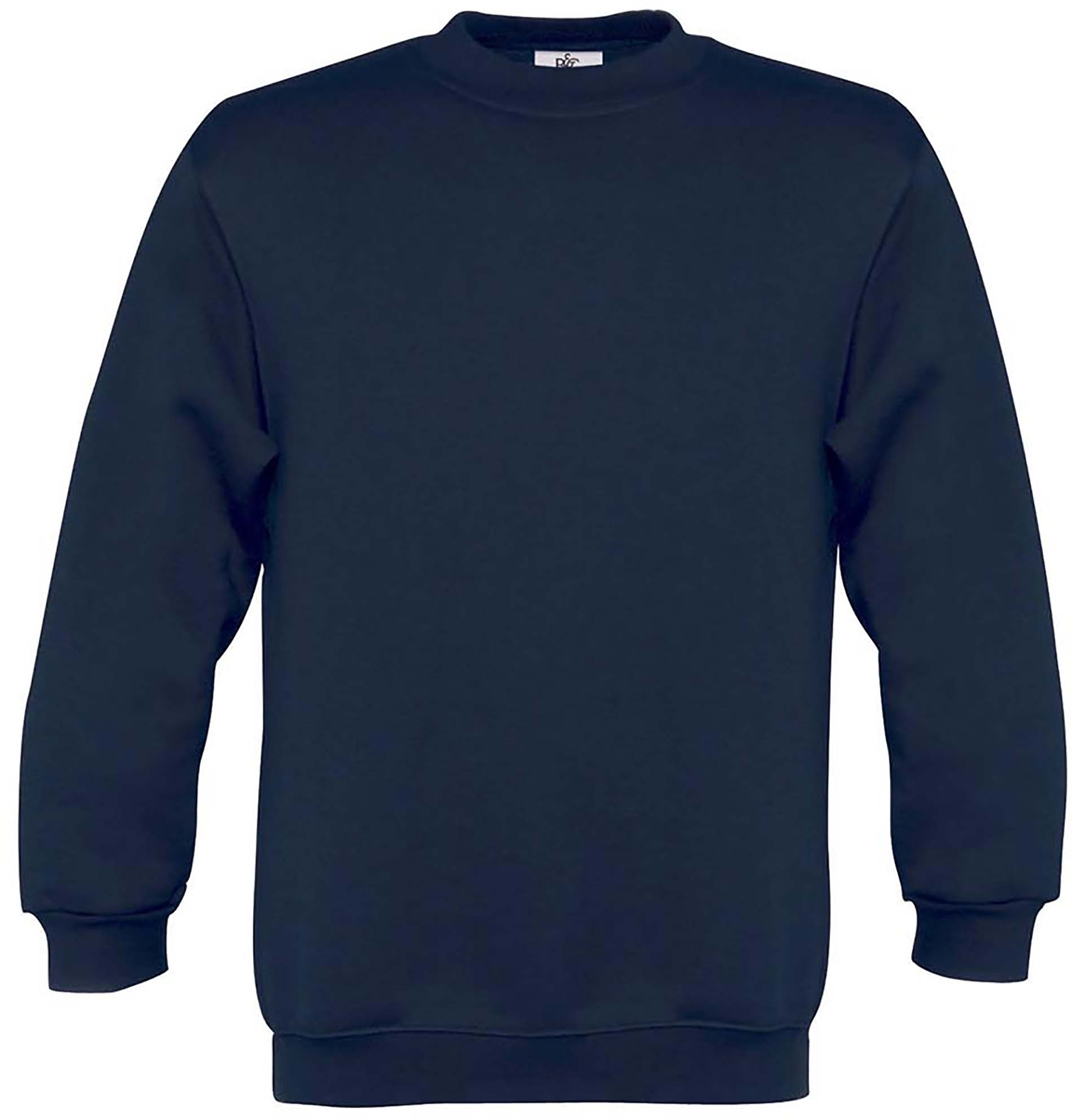 Sweat-shirt enfant col rond Navy, à personnaliser avec le logo de votre club. Sweat-shirt enfant col rond Navy