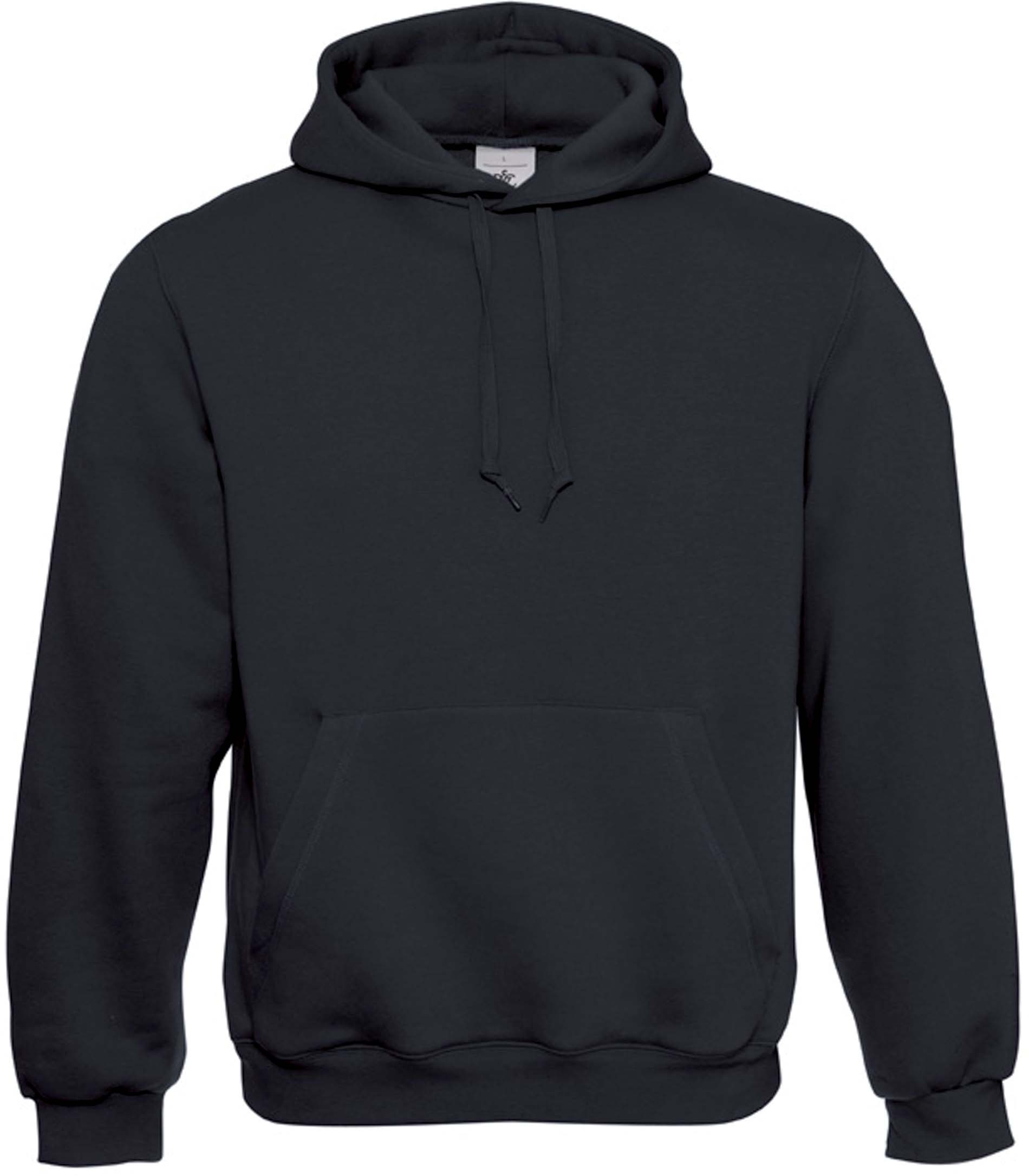 SWEAT-SHIRT CAPUCHE Noir Black, à personnaliser avec le logo de votre club. SWEAT-SHIRT CAPUCHE Noir Black