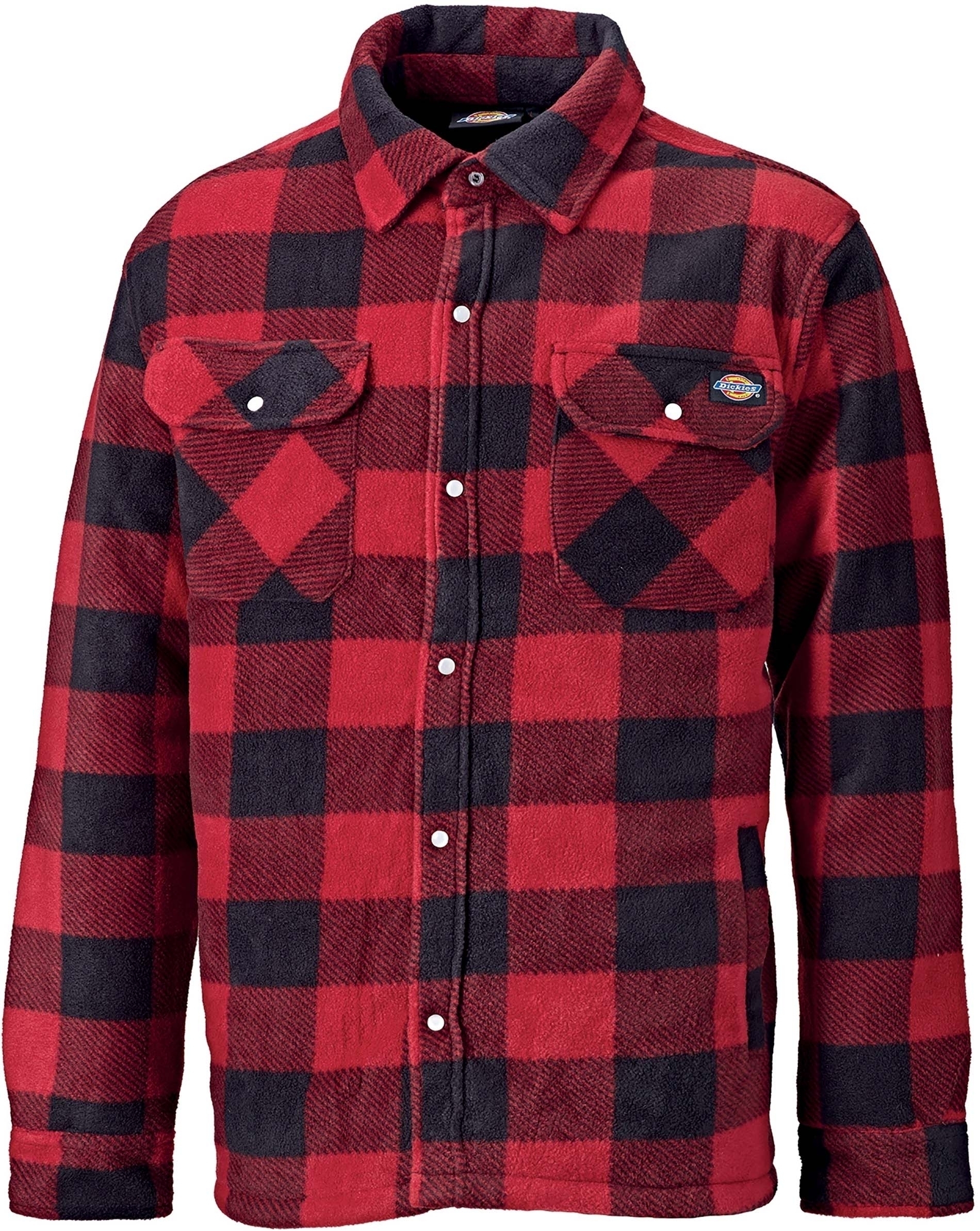 Chemise Portland Red / Black, à personnaliser avec le logo de votre club. Chemise Portland Red / Black