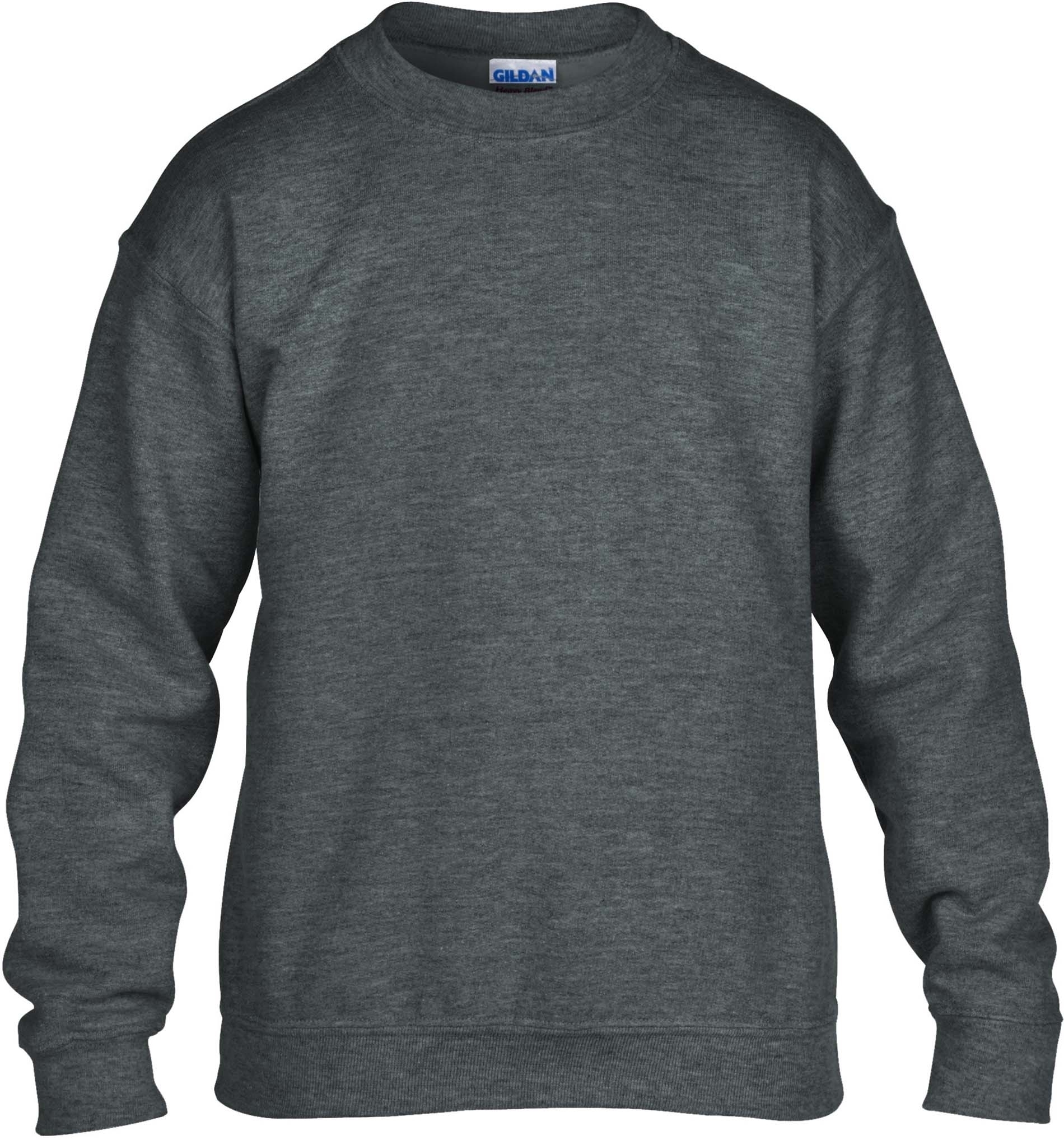 SWEAT-SHIRT ENFANT COL ROND HEAVY BLEND™ Dark Heather Gris, à personnaliser avec le logo de votre club. SWEAT-SHIRT ENFANT COL ROND HEAVY BLEND™ Dark Heather Gris
