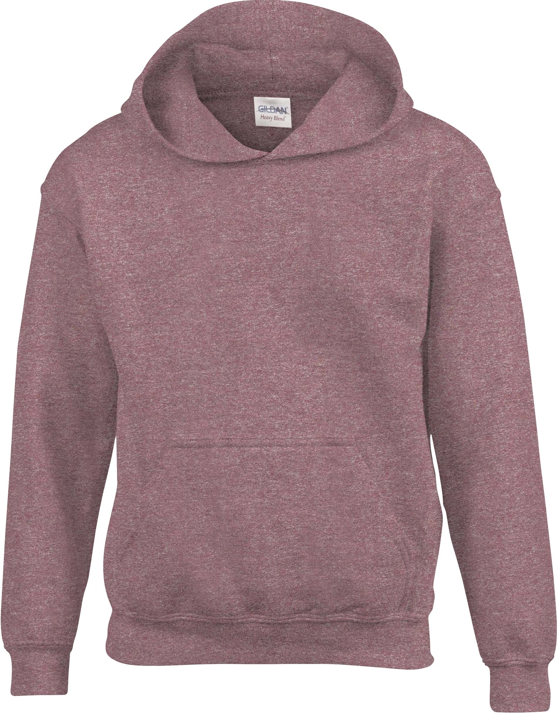 SWEAT-SHIRT ENFANT CAPUCHE HEAVY BLEND™ Heather Sport Dark Maroon Marron, à personnaliser avec le logo de votre club. SWEAT-SHIRT ENFANT CAPUCHE HEAVY BLEND™ Heather Sport Dark Maroon Marron