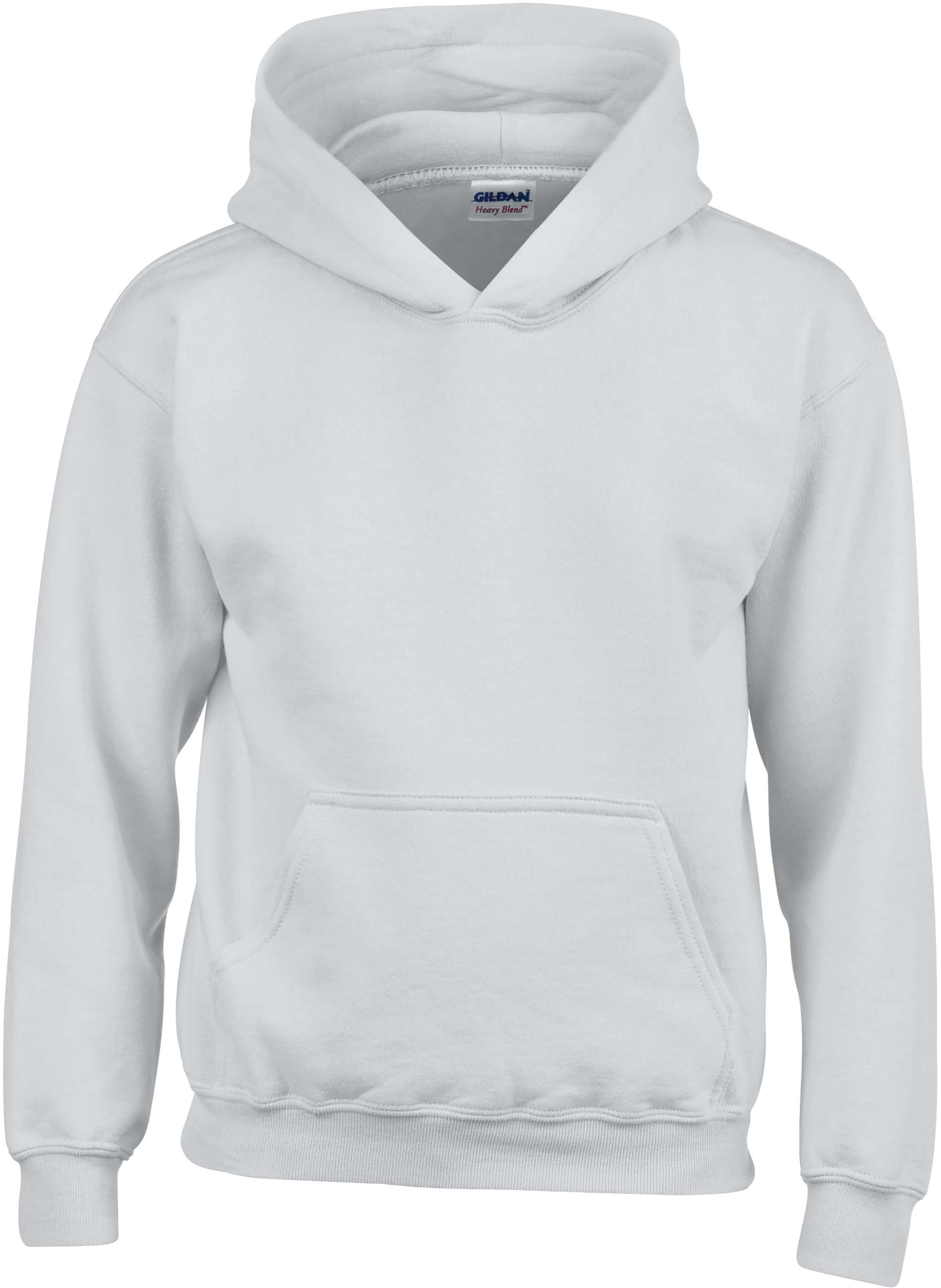 SWEAT-SHIRT ENFANT CAPUCHE HEAVY BLEND™ White Blanc, à personnaliser avec le logo de votre club. SWEAT-SHIRT ENFANT CAPUCHE HEAVY BLEND™ White Blanc