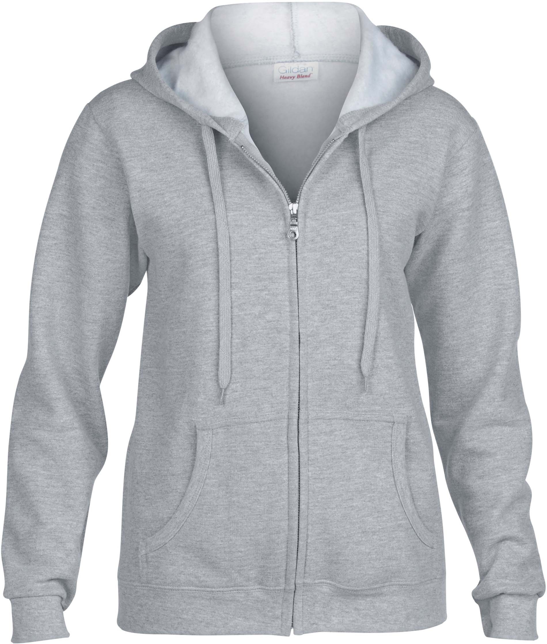 sweat à capuche zippé femme