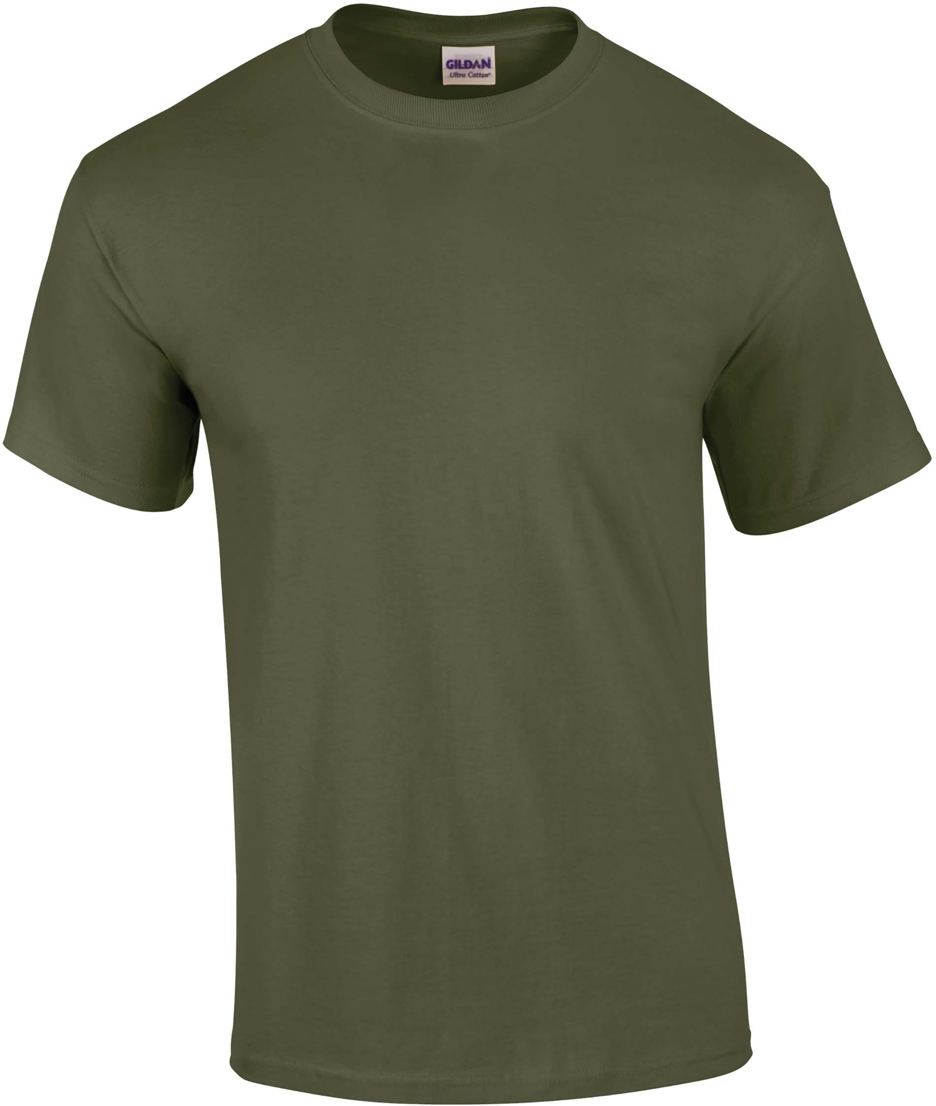 T-SHIRT MANCHES COURTES Ultra Cotton™ Military Green (x72) Vert