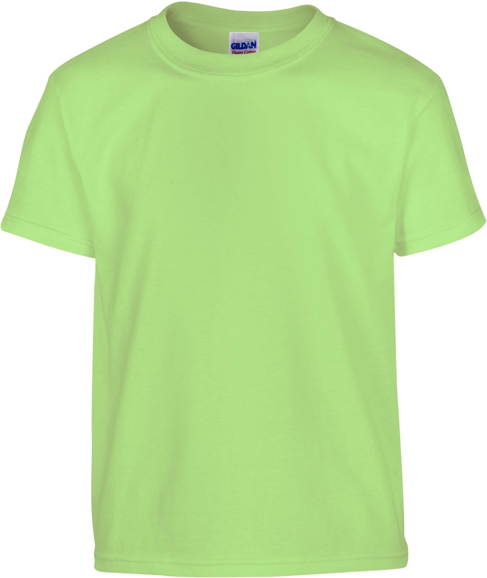 T-SHIRT ENFANT HEAVY Mint Green Vert, à personnaliser avec le logo de votre club. T-SHIRT ENFANT HEAVY Mint Green Vert