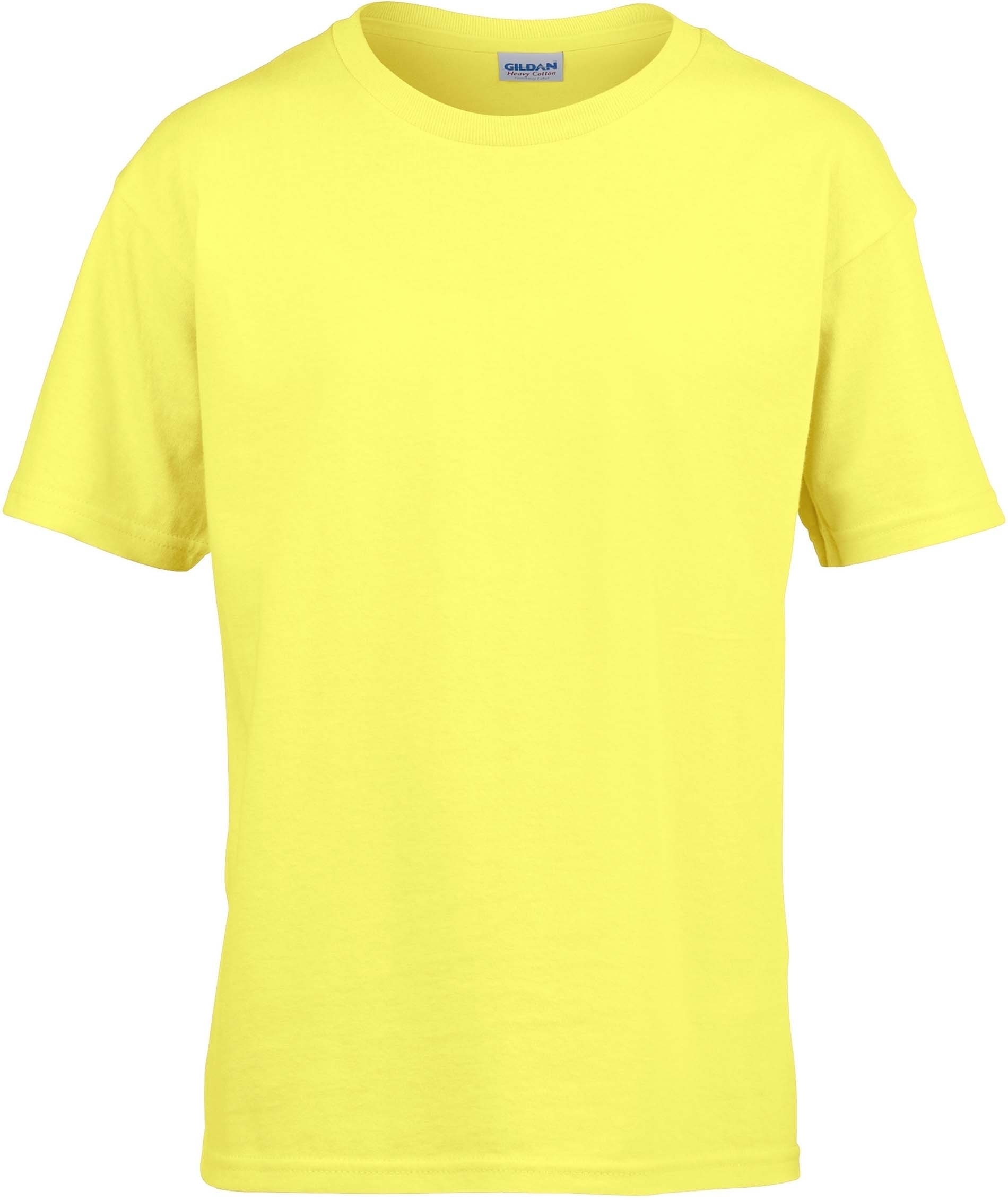 T-SHIRT ENFANT SOFTSTYLE Cornsilk Jaune, à personnaliser avec le logo de votre club. T-SHIRT ENFANT SOFTSTYLE Cornsilk Jaune