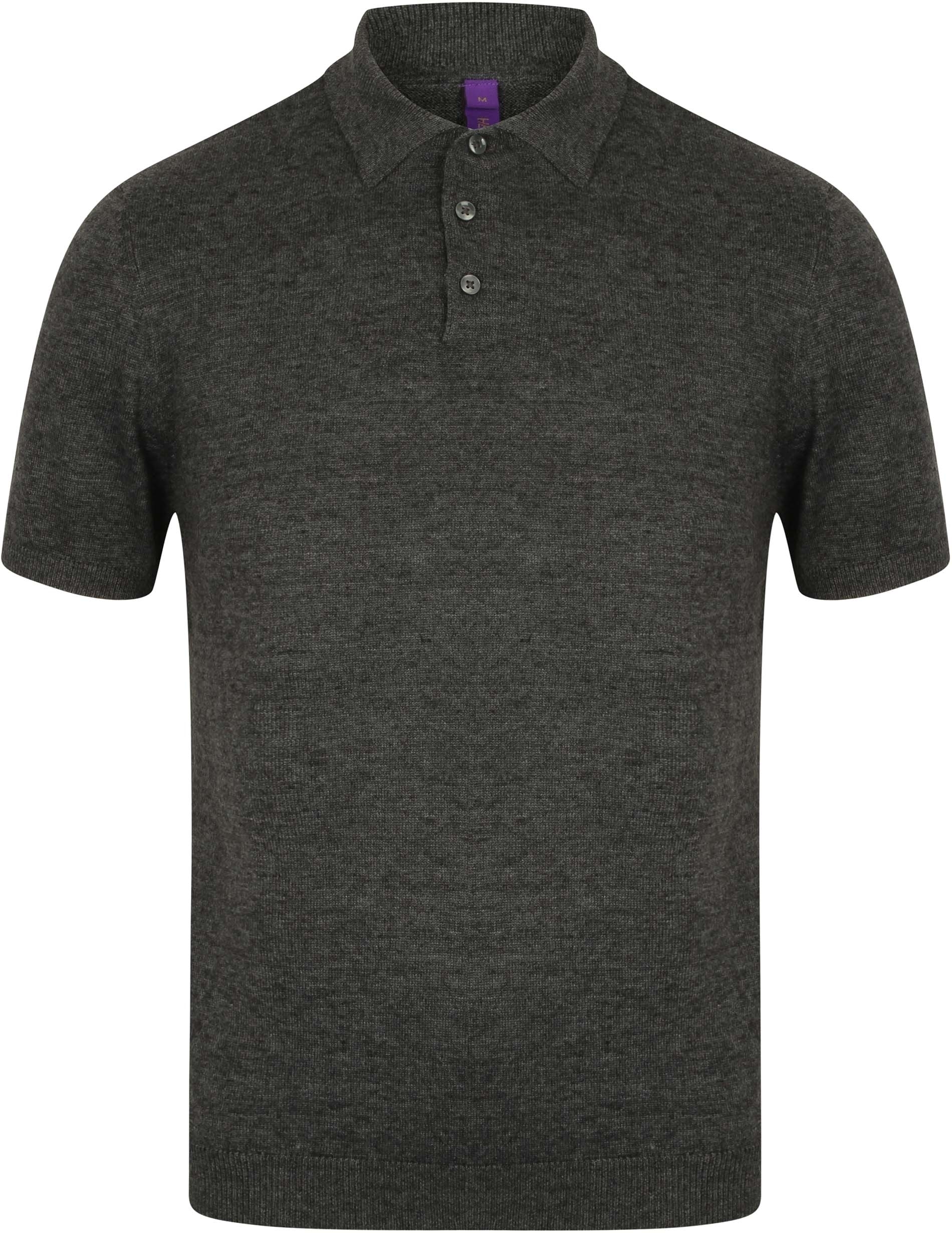 Polo tricot manches courtes Grey Marl, à personnaliser avec le logo de votre club. Polo tricot manches courtes Grey Marl
