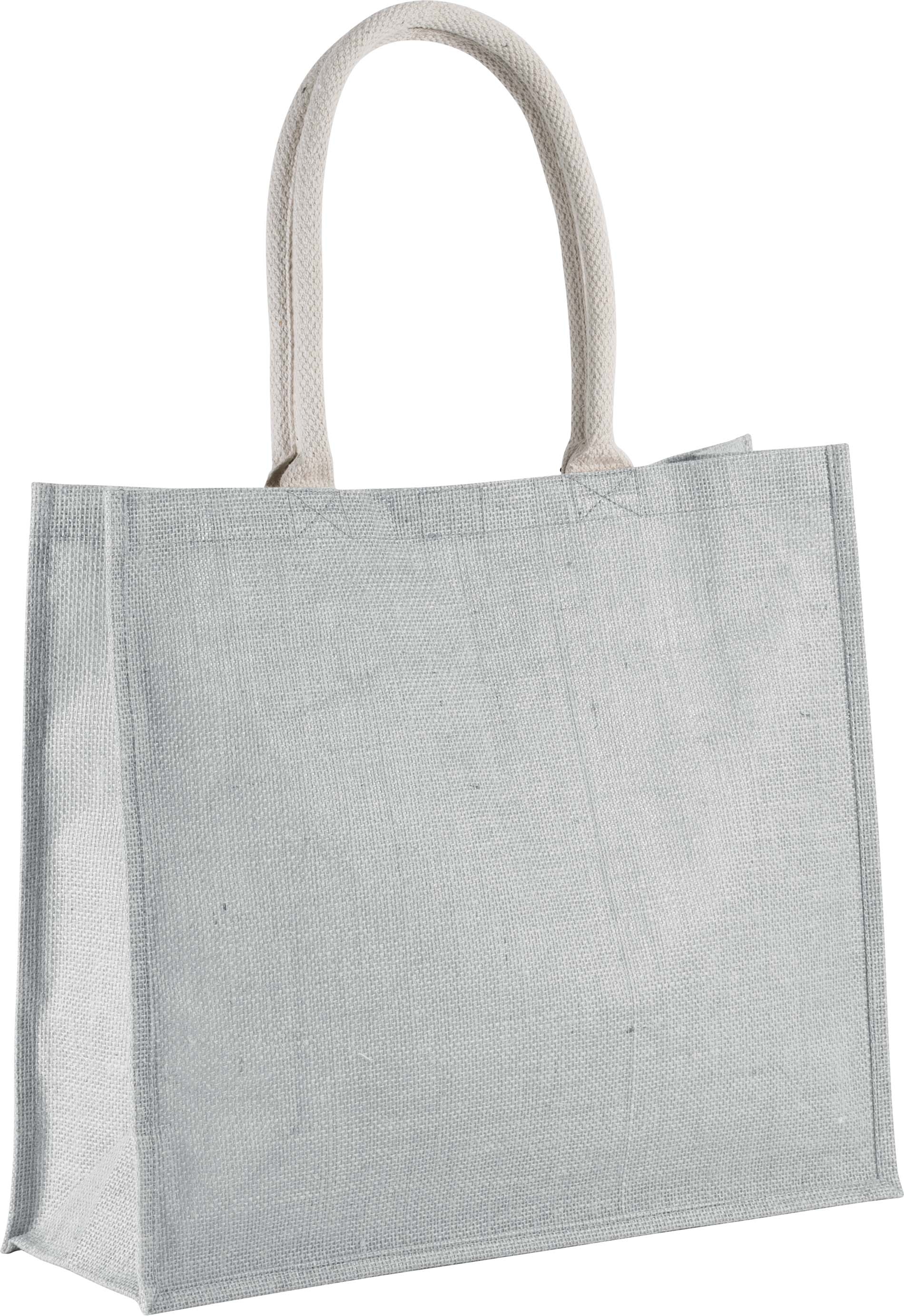 SAC DE PLAGE EN JUTE Gris Cool Grey, à personnaliser avec le logo de votre club. SAC DE PLAGE EN JUTE Gris Cool Grey