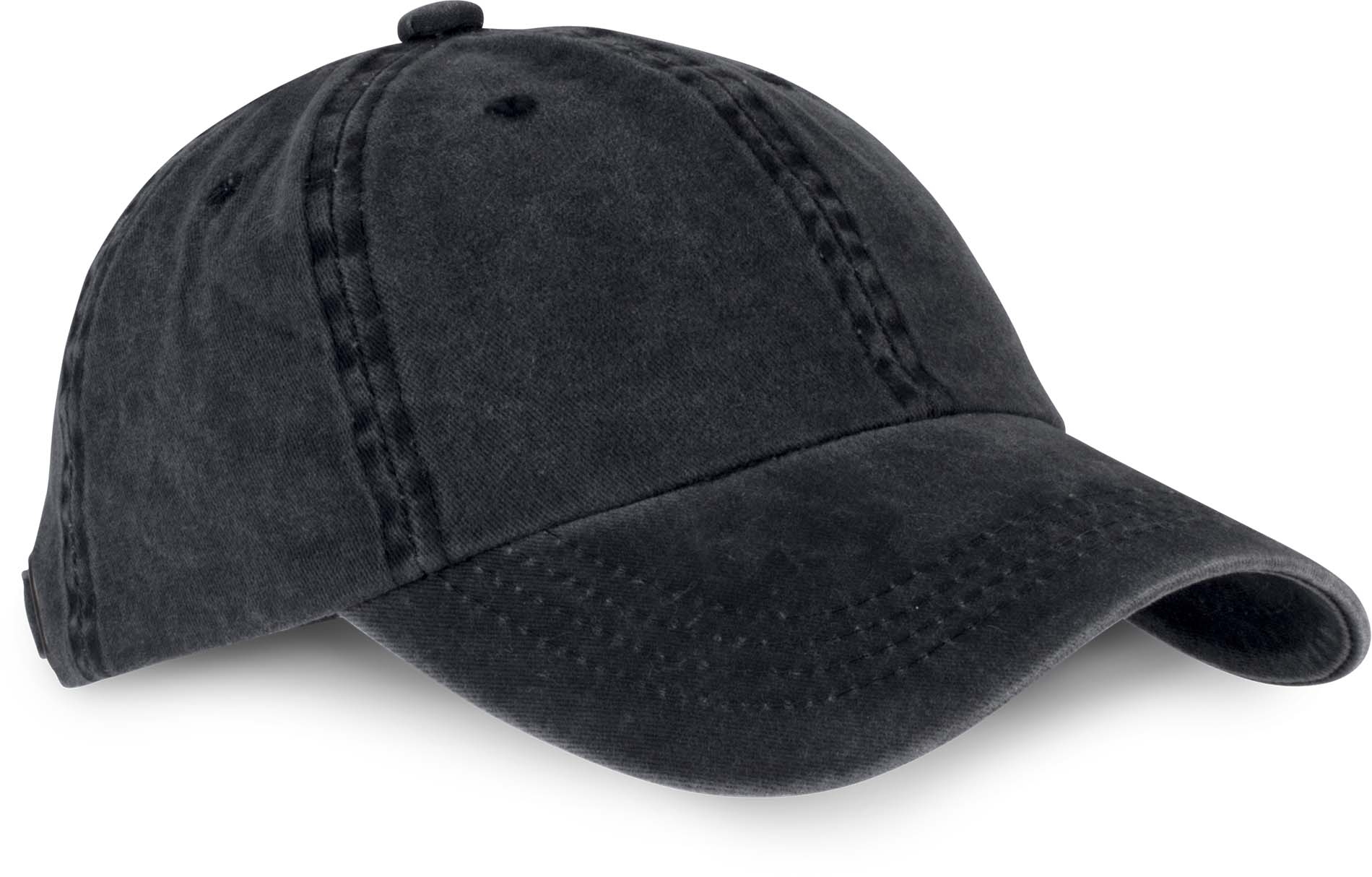 Casquette Vintage - 6 panneaux Light Grey Washed, à personnaliser avec le logo de votre club. Casquette Vintage - 6 panneaux Light Grey Washed