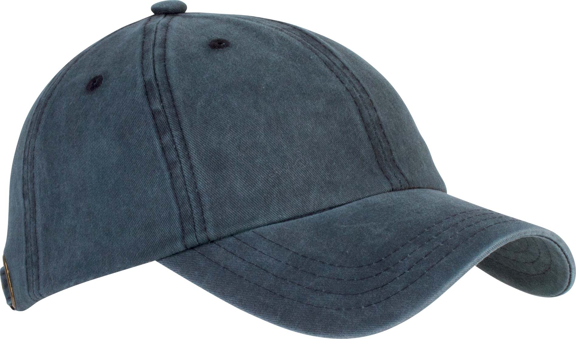 Casquette Vintage - 6 panneaux Navy Washed, à personnaliser avec le logo de votre club. Casquette Vintage - 6 panneaux Navy Washed