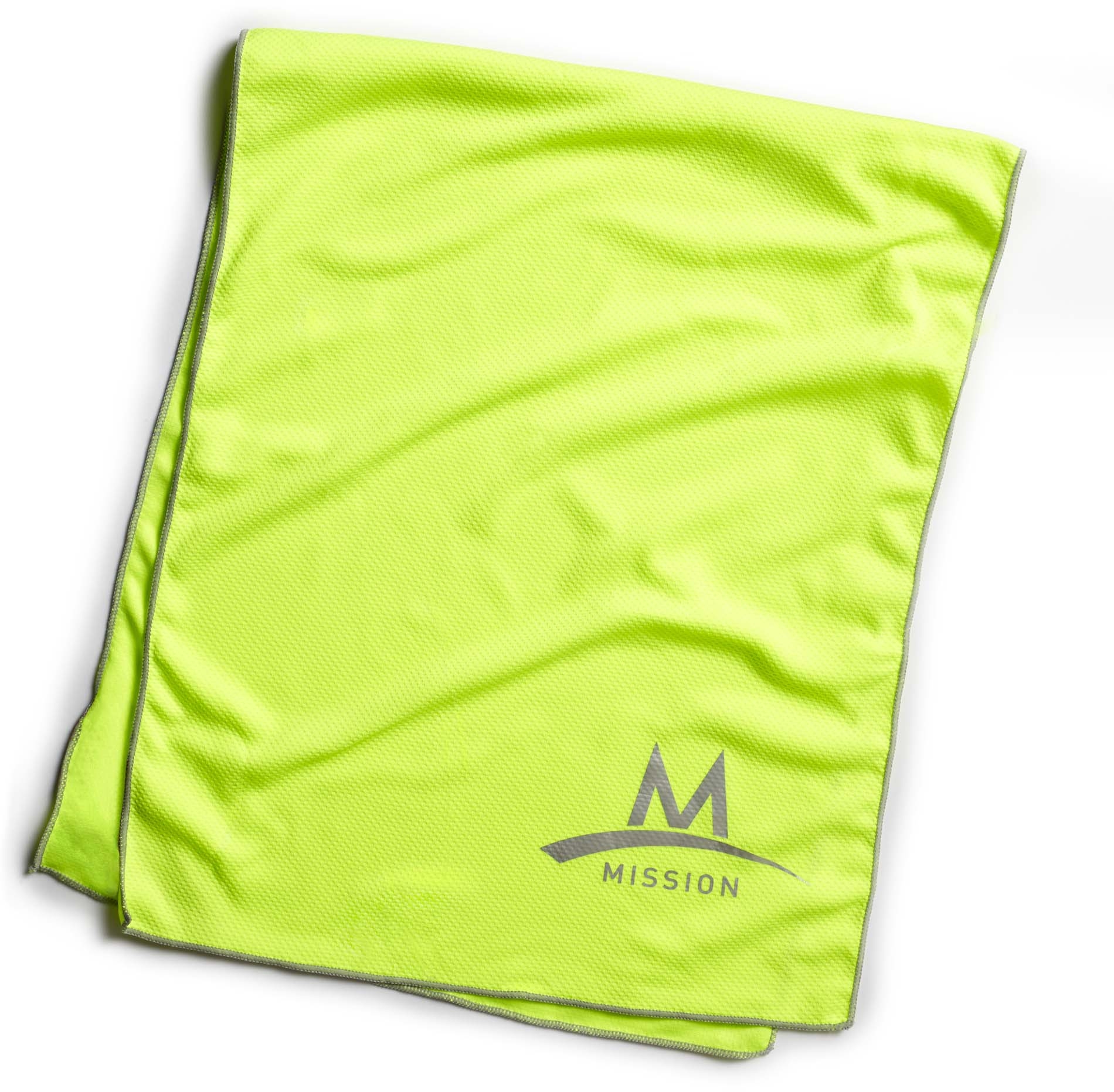 Serviette Techknit EnduraCool™ Highvision Green, à personnaliser avec le logo de votre club. Serviette Techknit EnduraCool™ Highvision Green