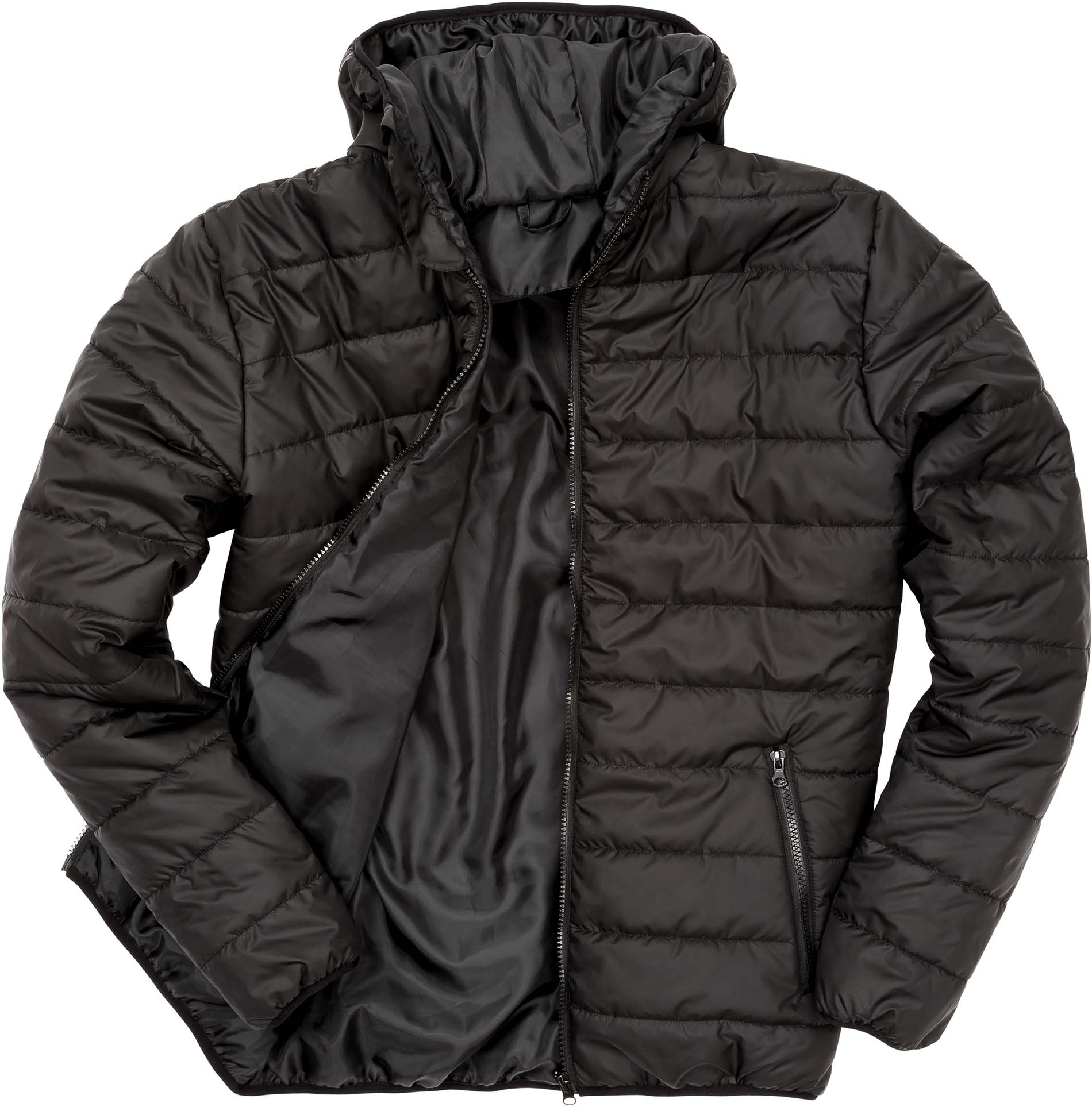 Veste doudoune Black, à personnaliser avec le logo de votre club. Veste doudoune Black