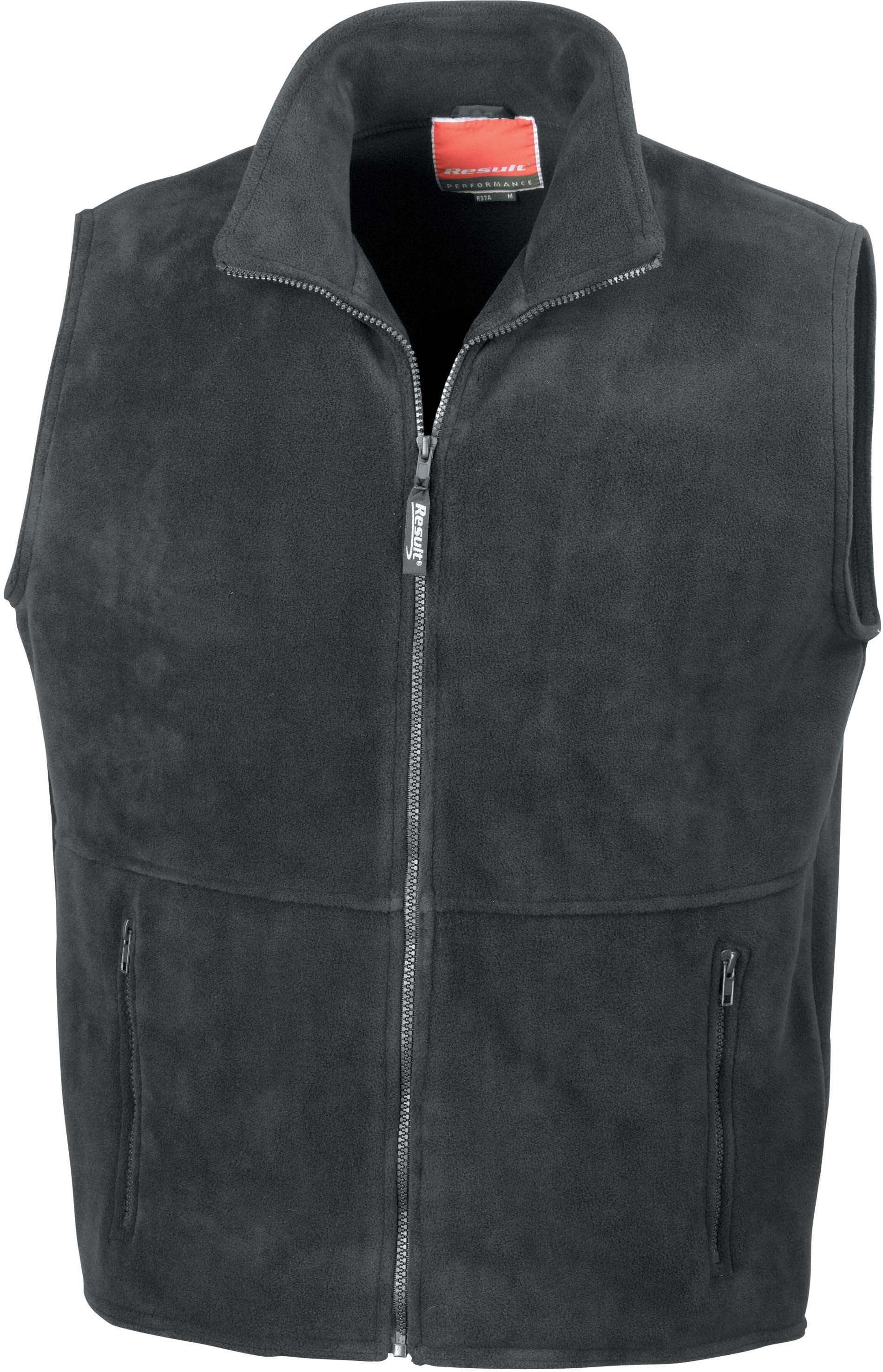 GILET POLAIRE POLARTHERM Black Noir, à personnaliser avec le logo de votre club. GILET POLAIRE POLARTHERM Black Noir