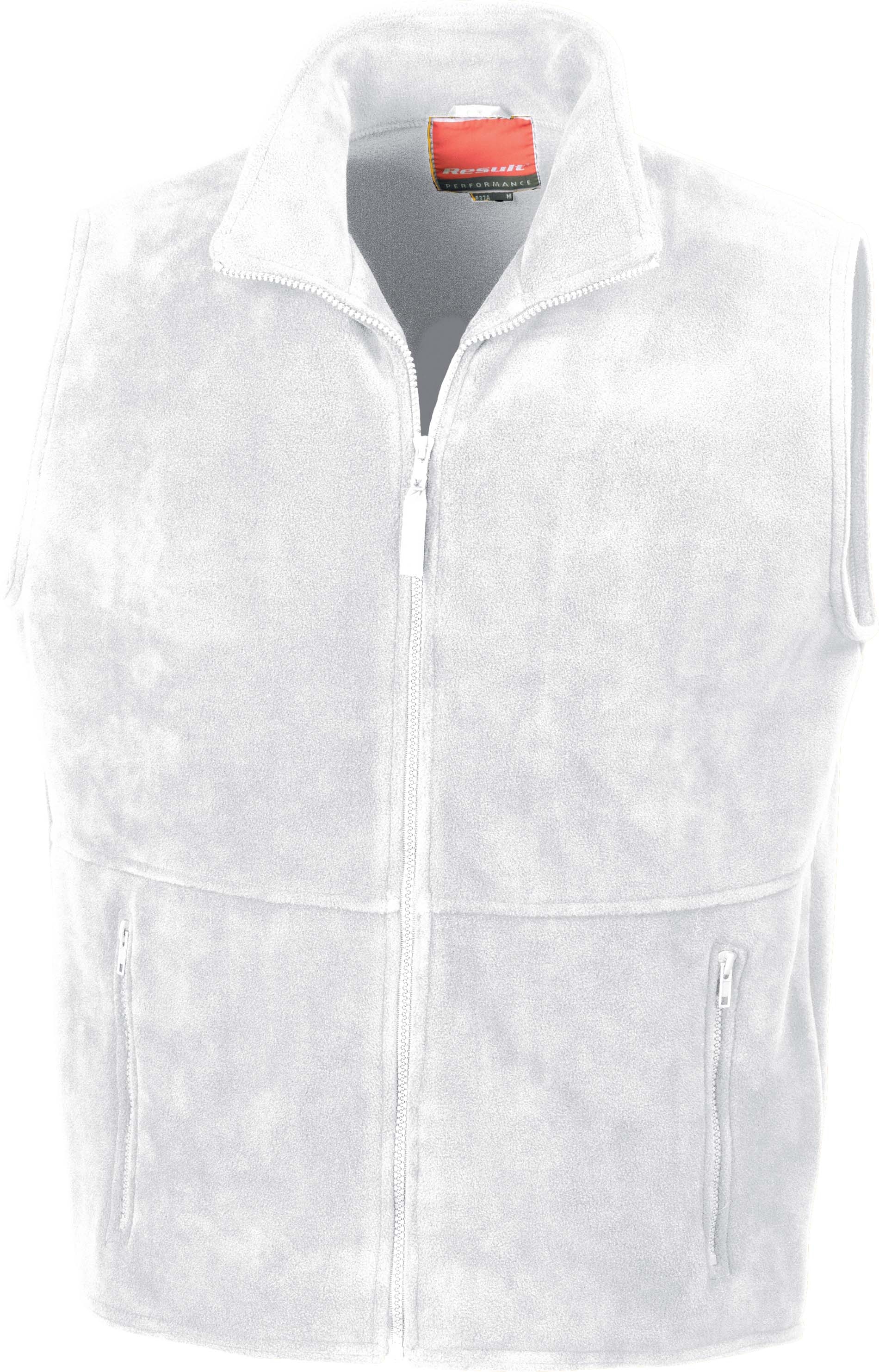 GILET POLAIRE POLARTHERM White Blanc, à personnaliser avec le logo de votre club. GILET POLAIRE POLARTHERM White Blanc