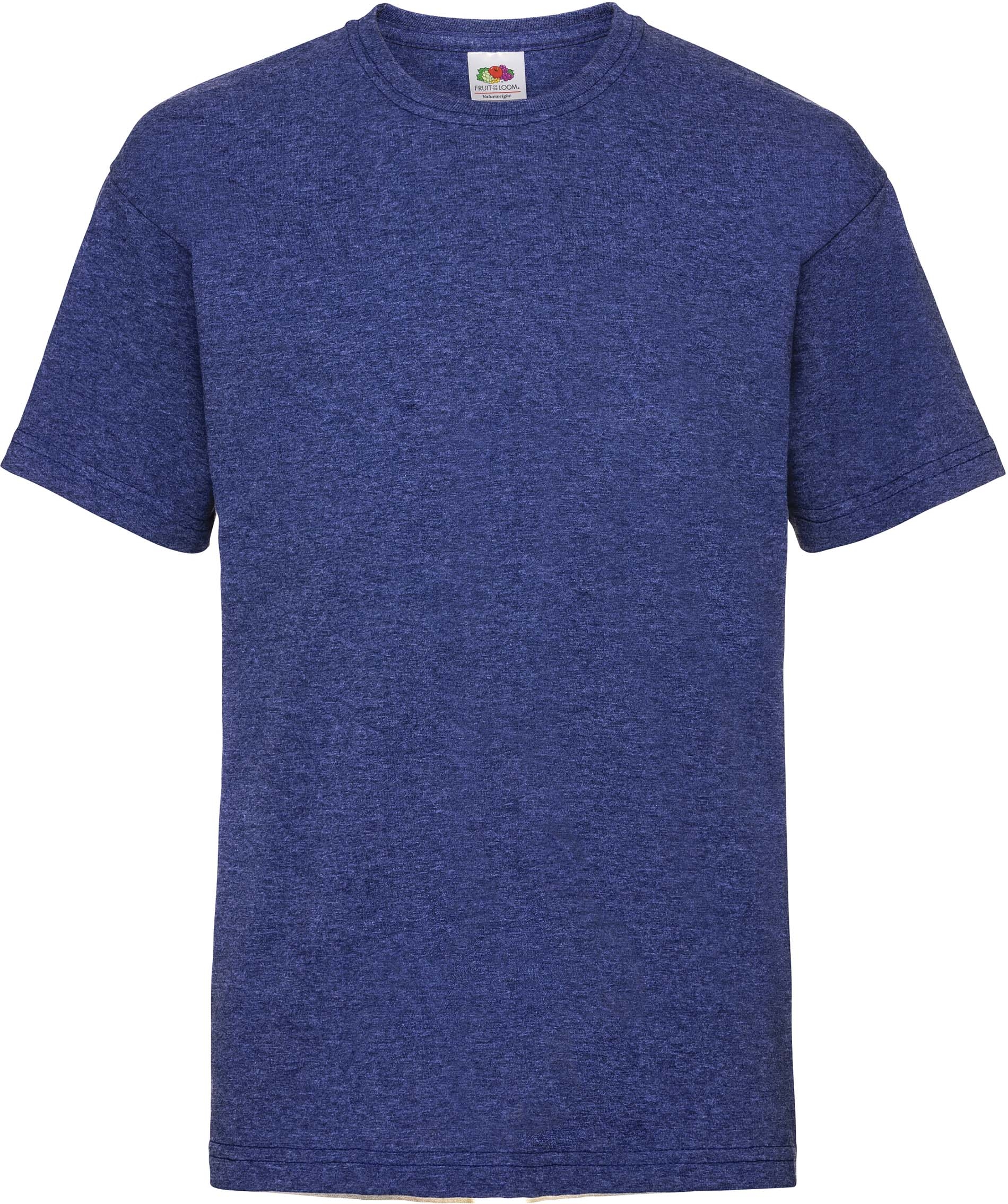 T-SHIRT ENFANT VALUEWEIGHT (61-033-0) Bleu Retro Heather Royal, à personnaliser avec le logo de votre club. T-SHIRT ENFANT VALUEWEIGHT (61-033-0) Bleu Retro Heather Royal