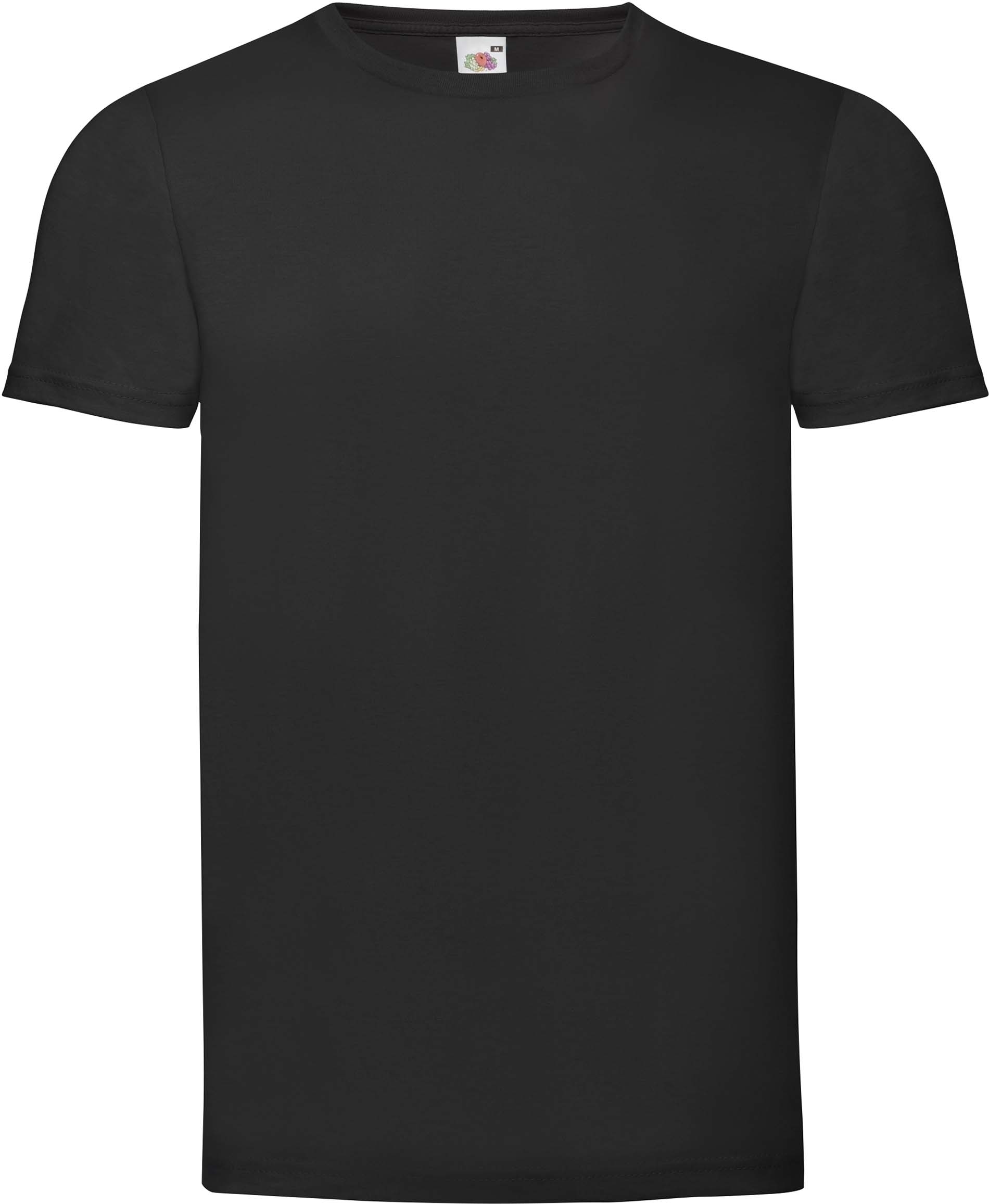 T-shirt homme Valueweight Fitted Black, à personnaliser avec le logo de votre club. T-shirt homme Valueweight Fitted Black