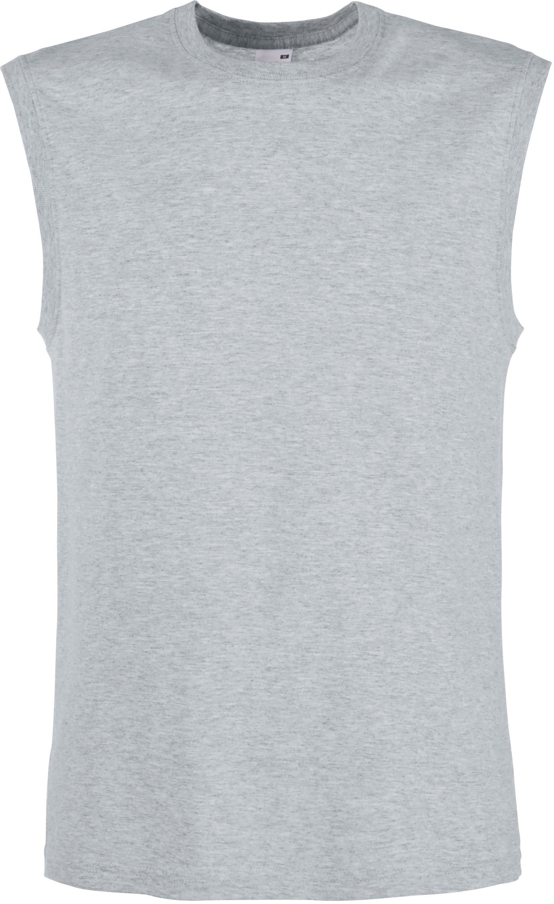 T-shirt Homme sans manche VALUEWEIGHT (61-222-0) Heather Grey Gris, à personnaliser avec le logo de votre club. T-shirt Homme sans manche VALUEWEIGHT (61-222-0) Heather Grey Gris