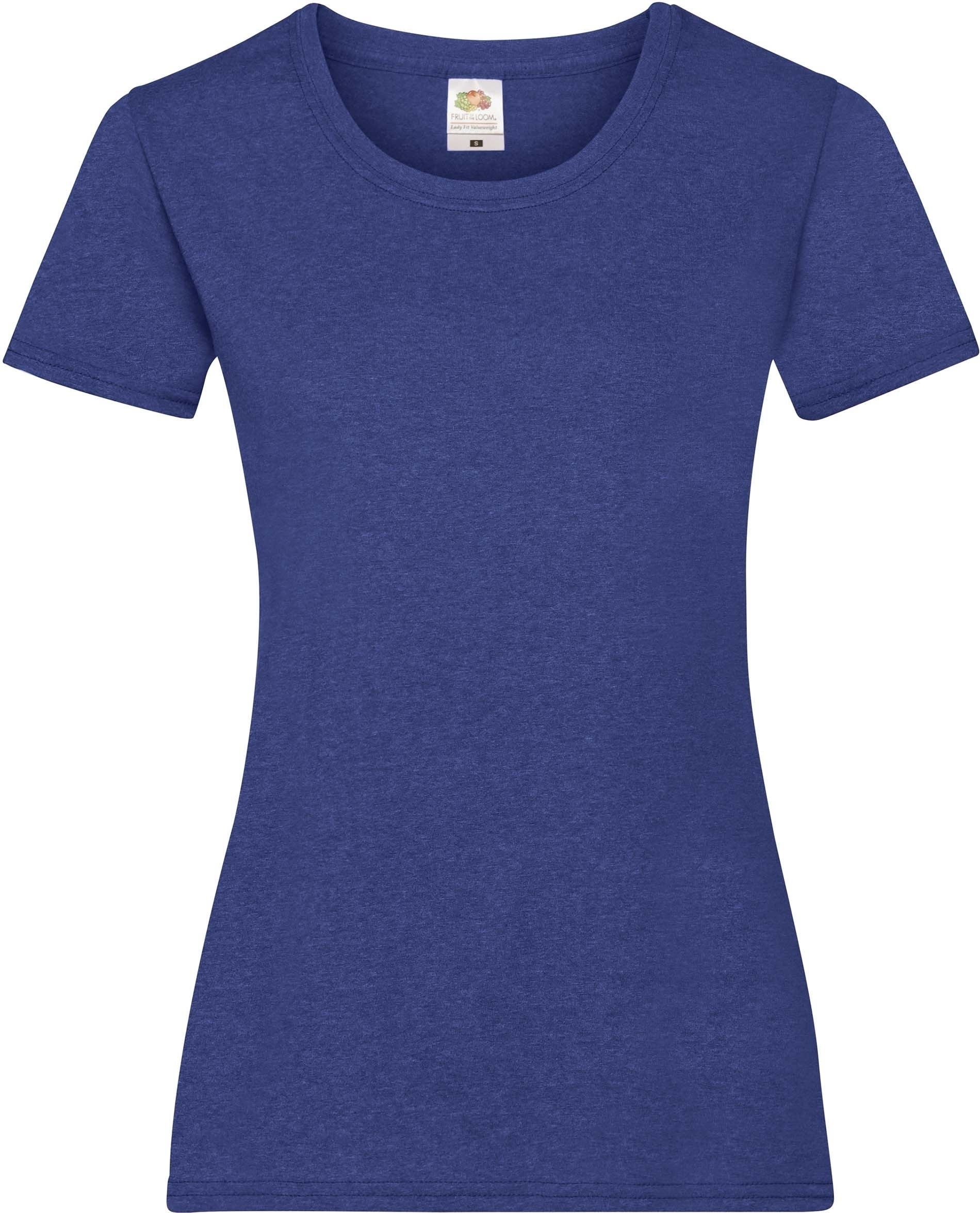 T-SHIRT FEMME VALUEWEIGHT (61-372-0) Retro Heather Royal Bleu, à personnaliser avec le logo de votre club. T-SHIRT FEMME VALUEWEIGHT (61-372-0) Retro Heather Royal Bleu