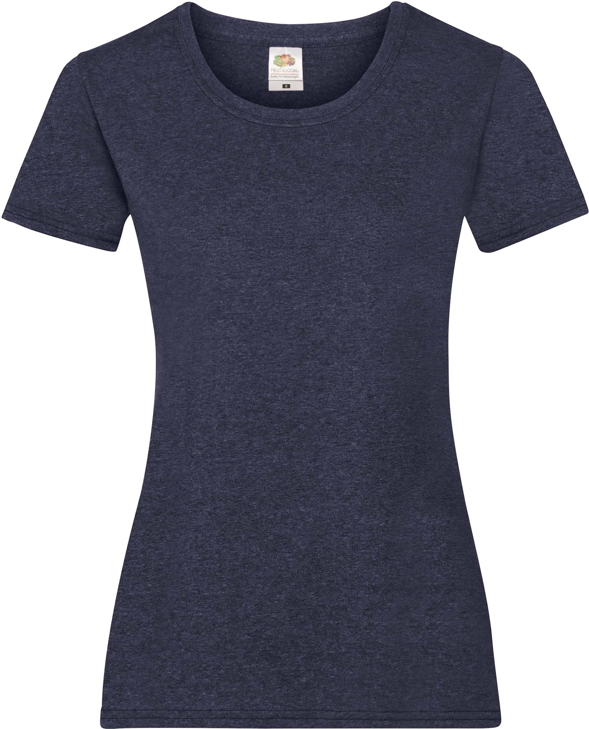 T-SHIRT FEMME VALUEWEIGHT (61-372-0) Bleu Vintage Heather Navy, à personnaliser avec le logo de votre club. T-SHIRT FEMME VALUEWEIGHT (61-372-0) Bleu Vintage Heather Navy