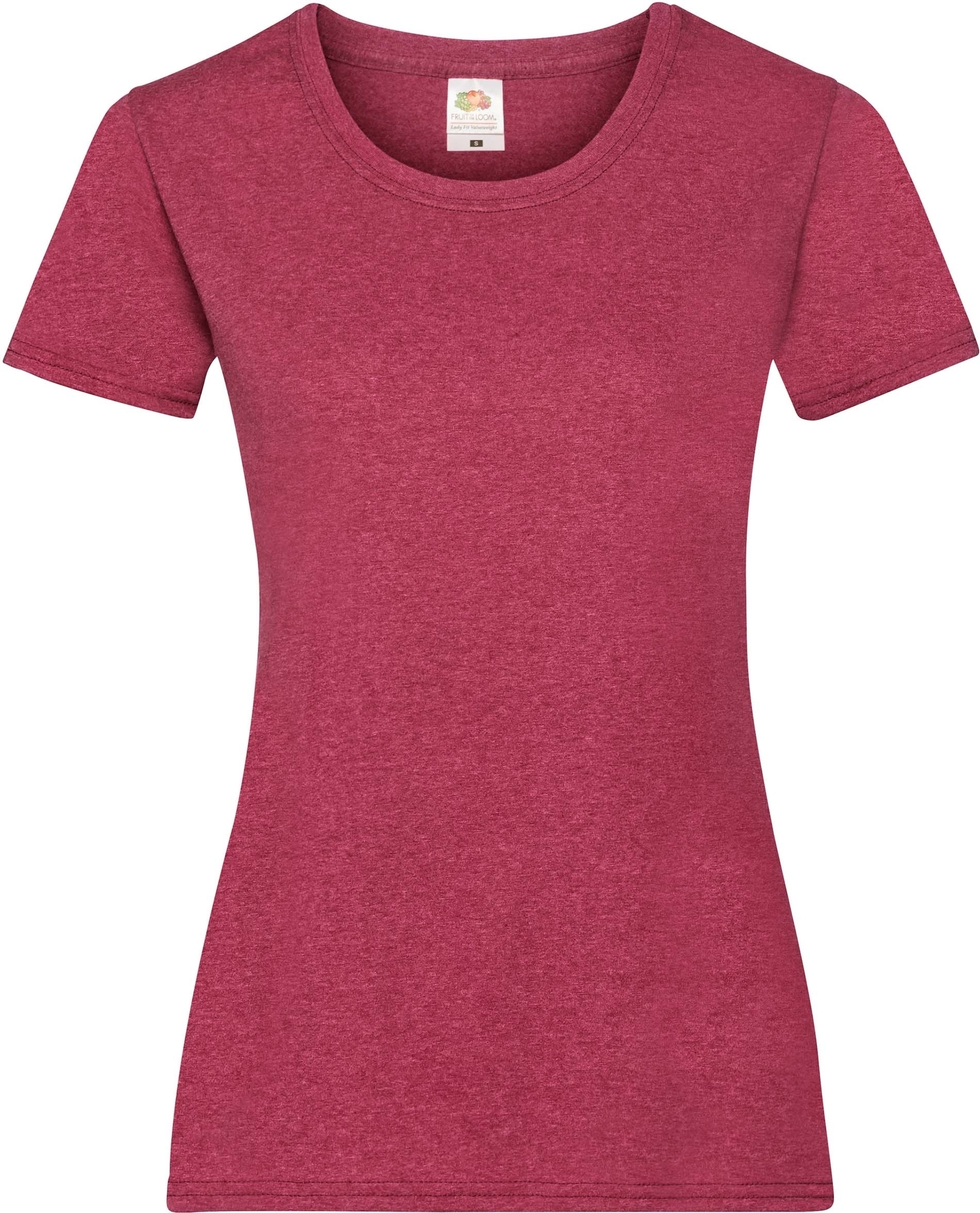 T-SHIRT FEMME VALUEWEIGHT (61-372-0) Vintage Heather Red Rouge, à personnaliser avec le logo de votre club. T-SHIRT FEMME VALUEWEIGHT (61-372-0) Vintage Heather Red Rouge