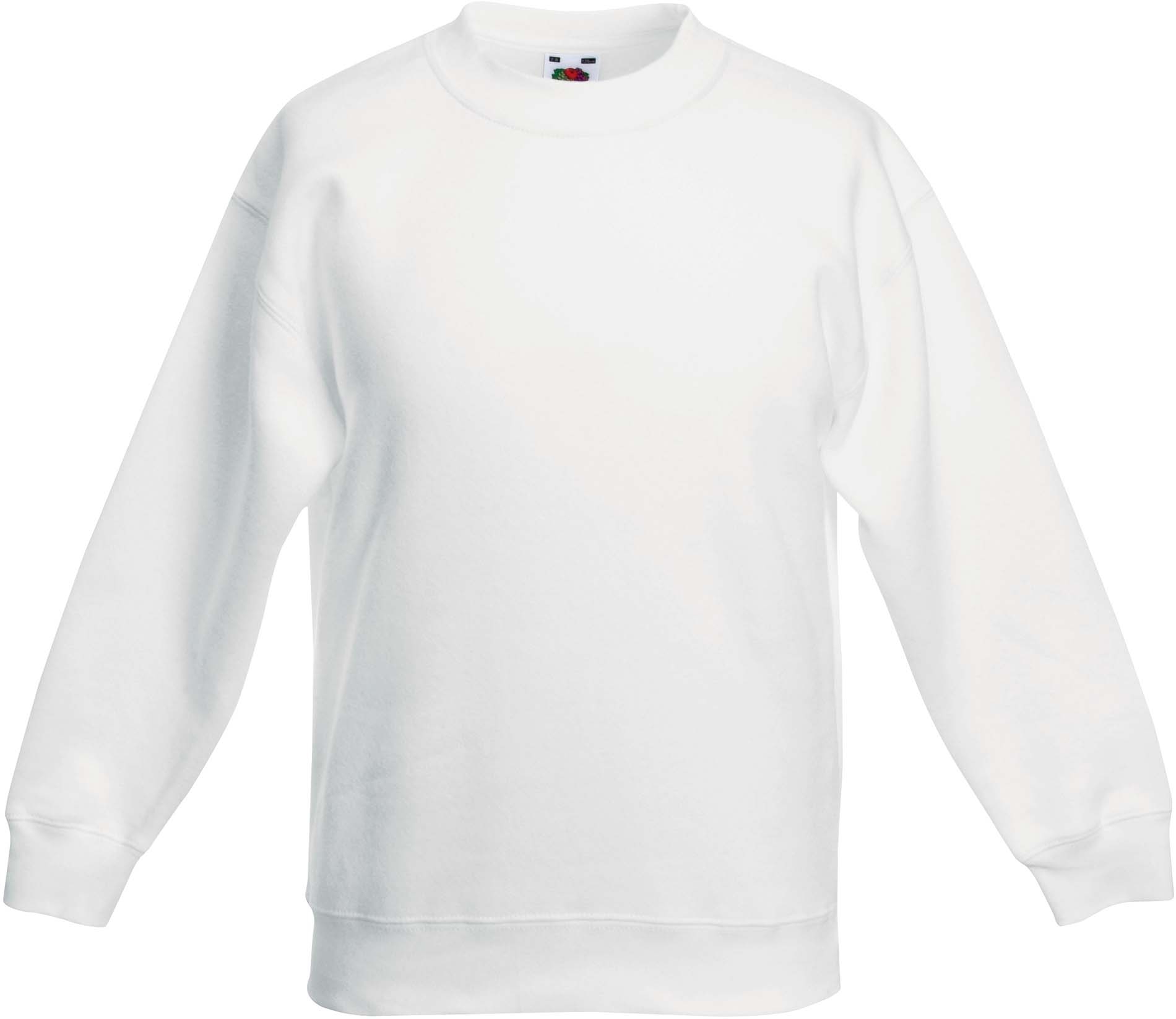 SWEAT-SHIRT ENFANT COL ROND CLASSIC (62-041-0) Blanc White, à personnaliser avec le logo de votre club. SWEAT-SHIRT ENFANT COL ROND CLASSIC (62-041-0) Blanc White