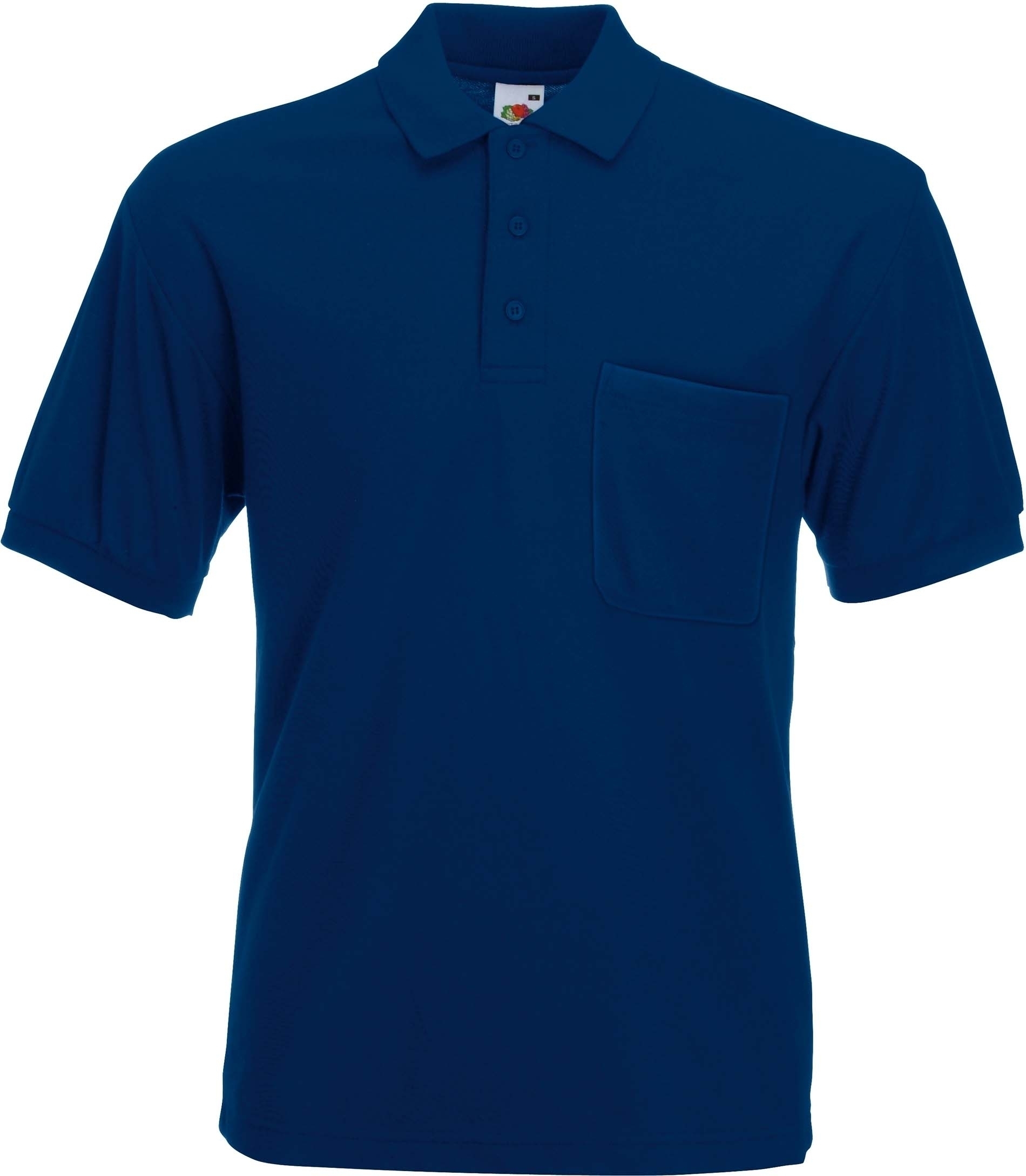 Polo 65/35 avec poche Navy, à personnaliser avec le logo de votre club. Polo 65/35 avec poche Navy