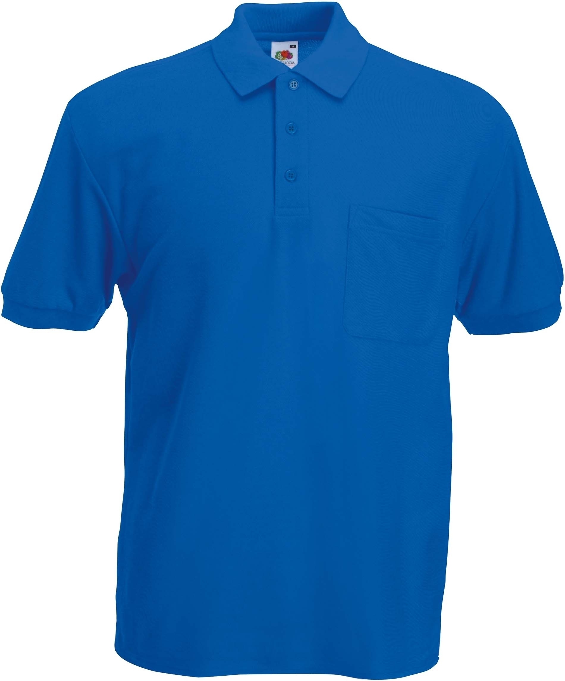 Polo 65/35 avec poche Royal Blue, à personnaliser avec le logo de votre club. Polo 65/35 avec poche Royal Blue