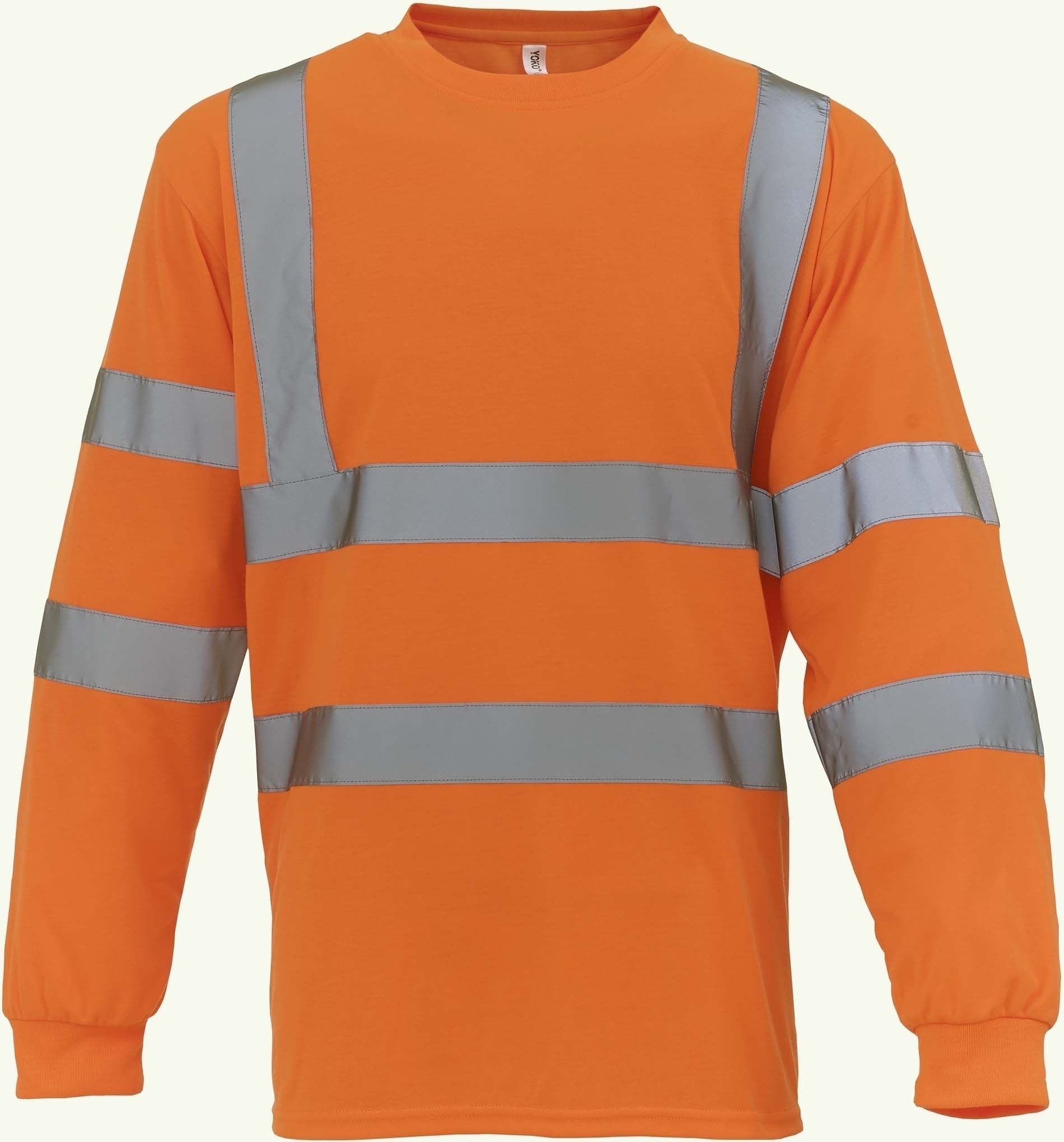 T-shirt haute visibilité manches longues Hi Vis Orange, à personnaliser avec le logo de votre club. T-shirt haute visibilité manches longues Hi Vis Orange