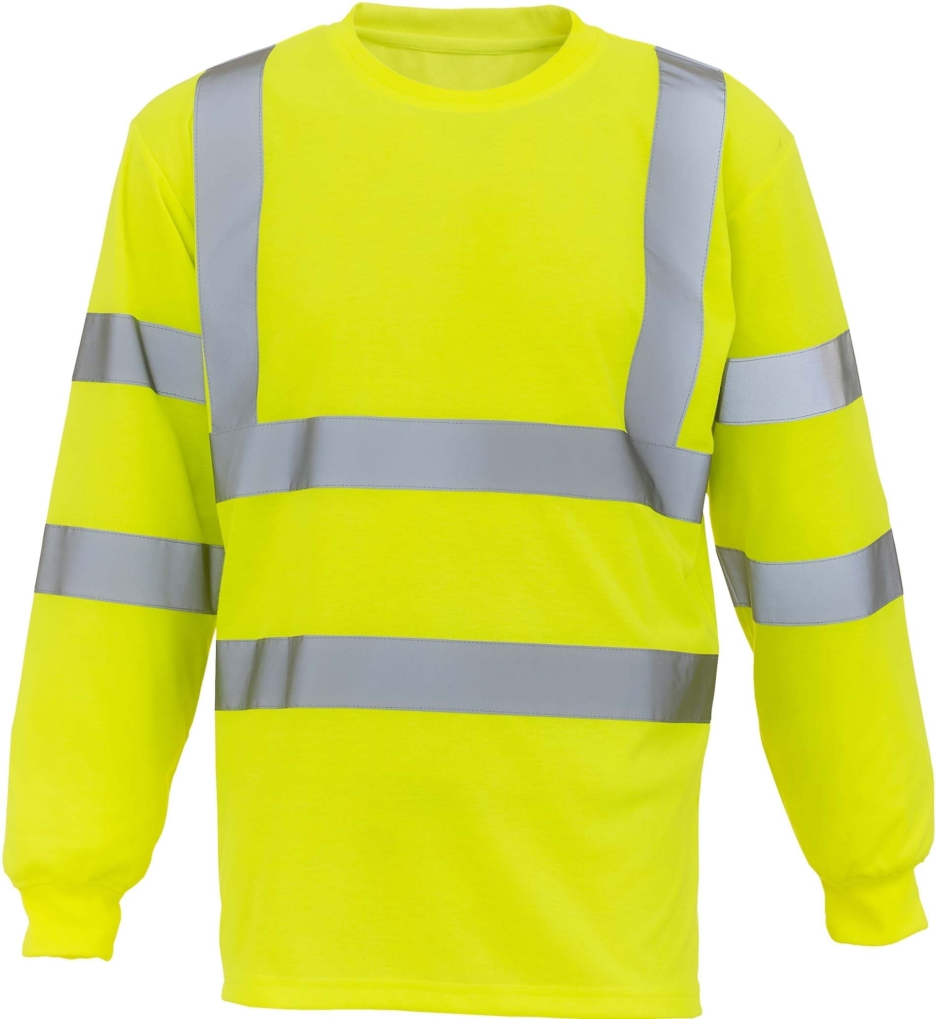 T-shirt haute visibilité manches longues Hi Vis Yellow, à personnaliser avec le logo de votre club. T-shirt haute visibilité manches longues Hi Vis Yellow