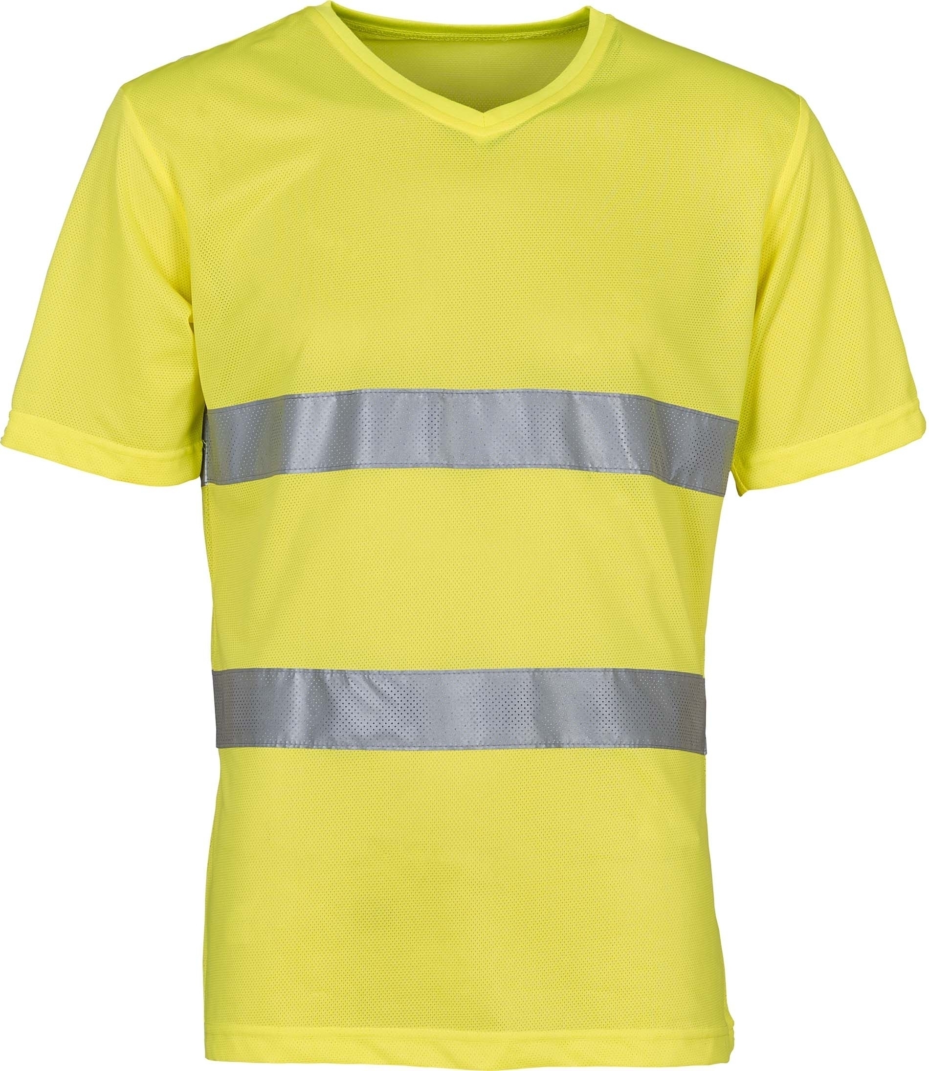 T-shirt haute visibilité Top Cool Hi Vis Yellow, à personnaliser avec le logo de votre club. T-shirt haute visibilité Top Cool Hi Vis Yellow