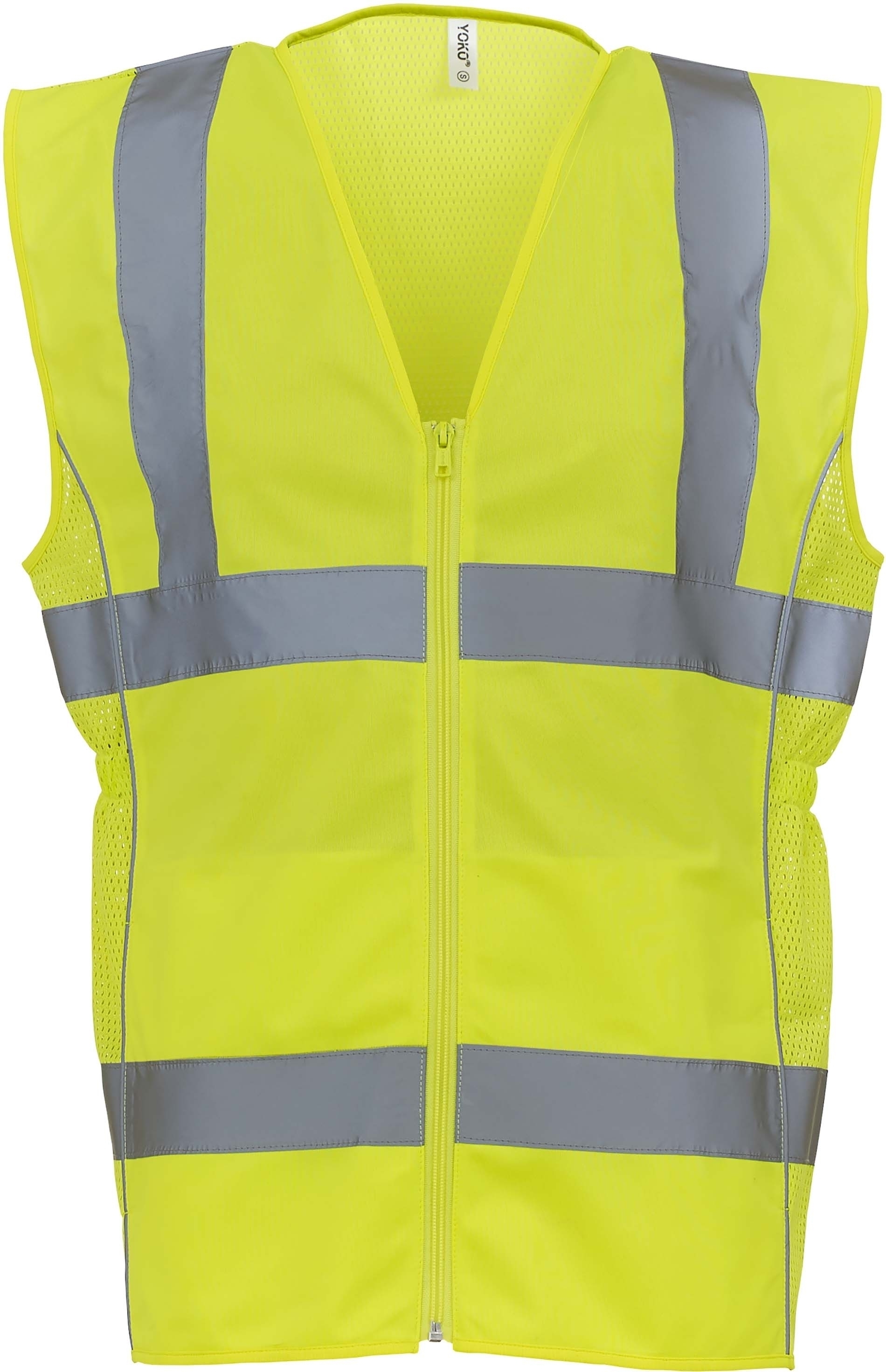 Gilet haute visibilité _Management_ femme Hi Vis Yellow, à personnaliser avec le logo de votre club. Gilet haute visibilité _Management_ femme Hi Vis Yellow